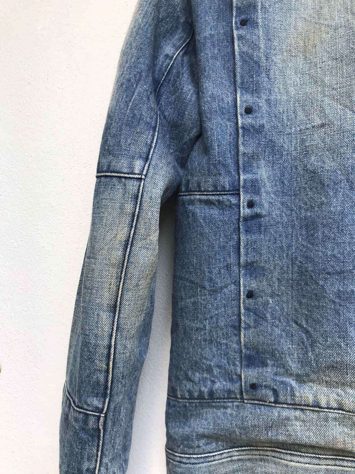 Japanese Brand Made in Japan Overdesign Street Fashion Denim Jacket Size US S / EU 44-46 / 1 - 12 Thumbnail