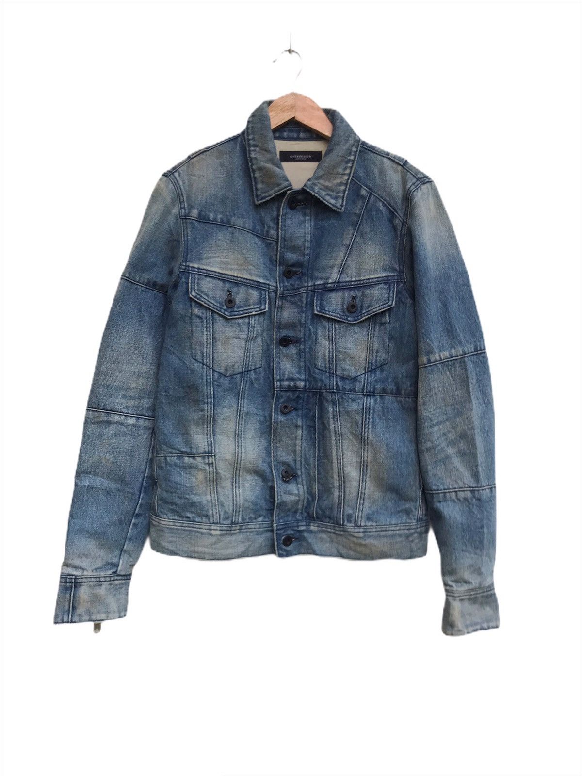 Japanese Brand Made in Japan Overdesign Street Fashion Denim Jacket Size US S / EU 44-46 / 1 - 1 Thumbnail