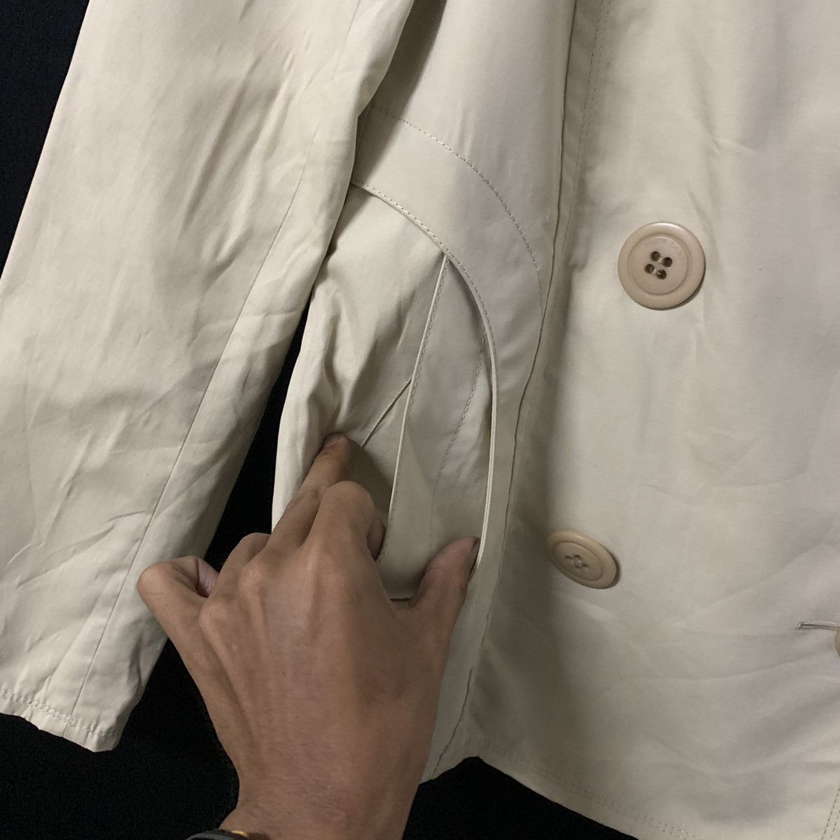Burberry × Burberry Prorsum × Designer Vintage Burberry Blue Label London Peacoat Jacket Size US S / EU 44-46 / 1 - 7 Thumbnail