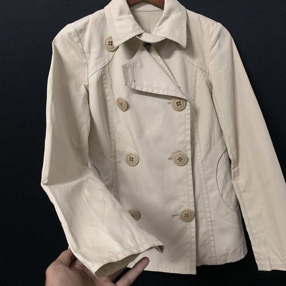 Burberry × Burberry Prorsum × Designer Vintage Burberry Blue Label London Peacoat Jacket Size US S / EU 44-46 / 1 - 9 Thumbnail