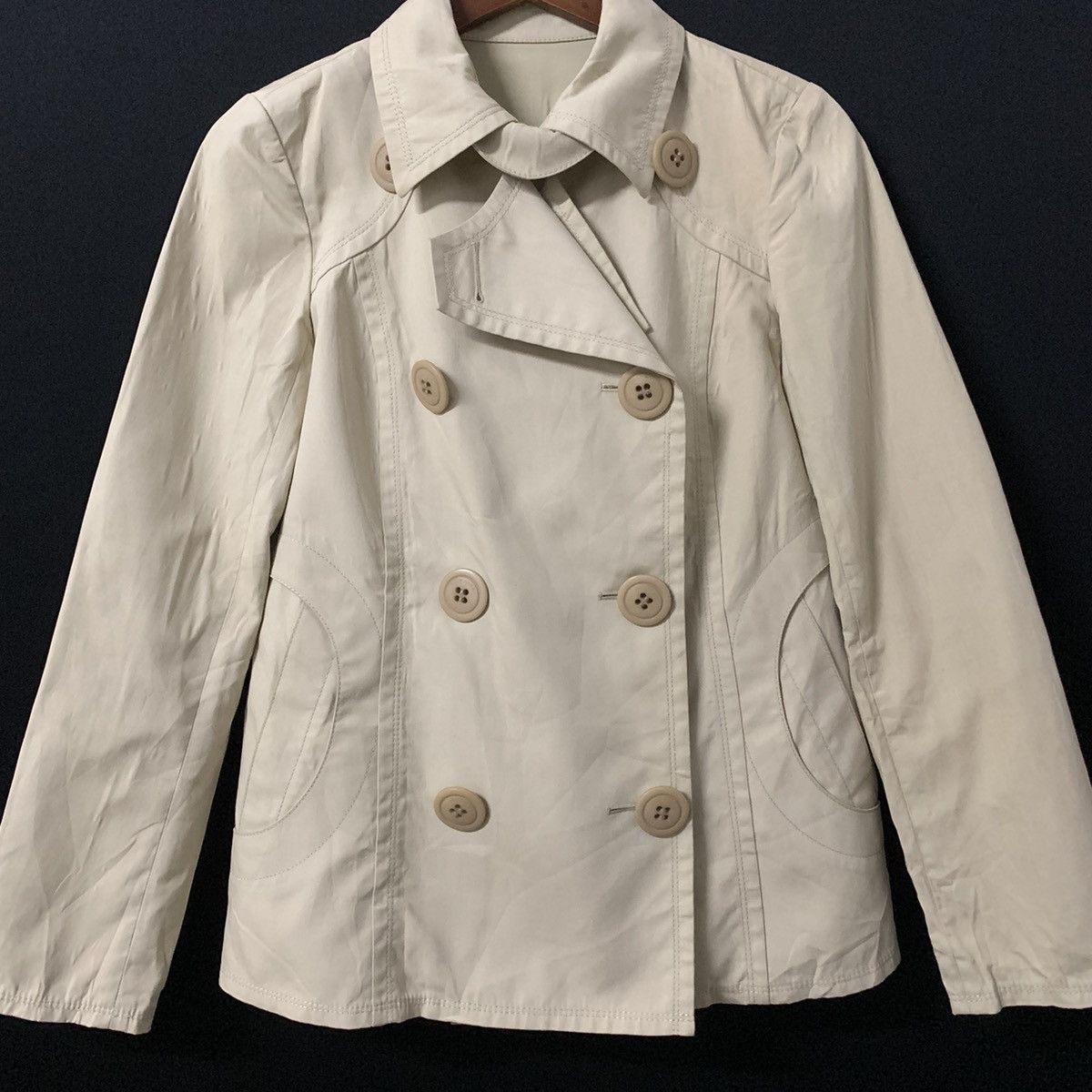 Burberry × Burberry Prorsum × Designer Vintage Burberry Blue Label London Peacoat Jacket Size US S / EU 44-46 / 1 - 5 Thumbnail