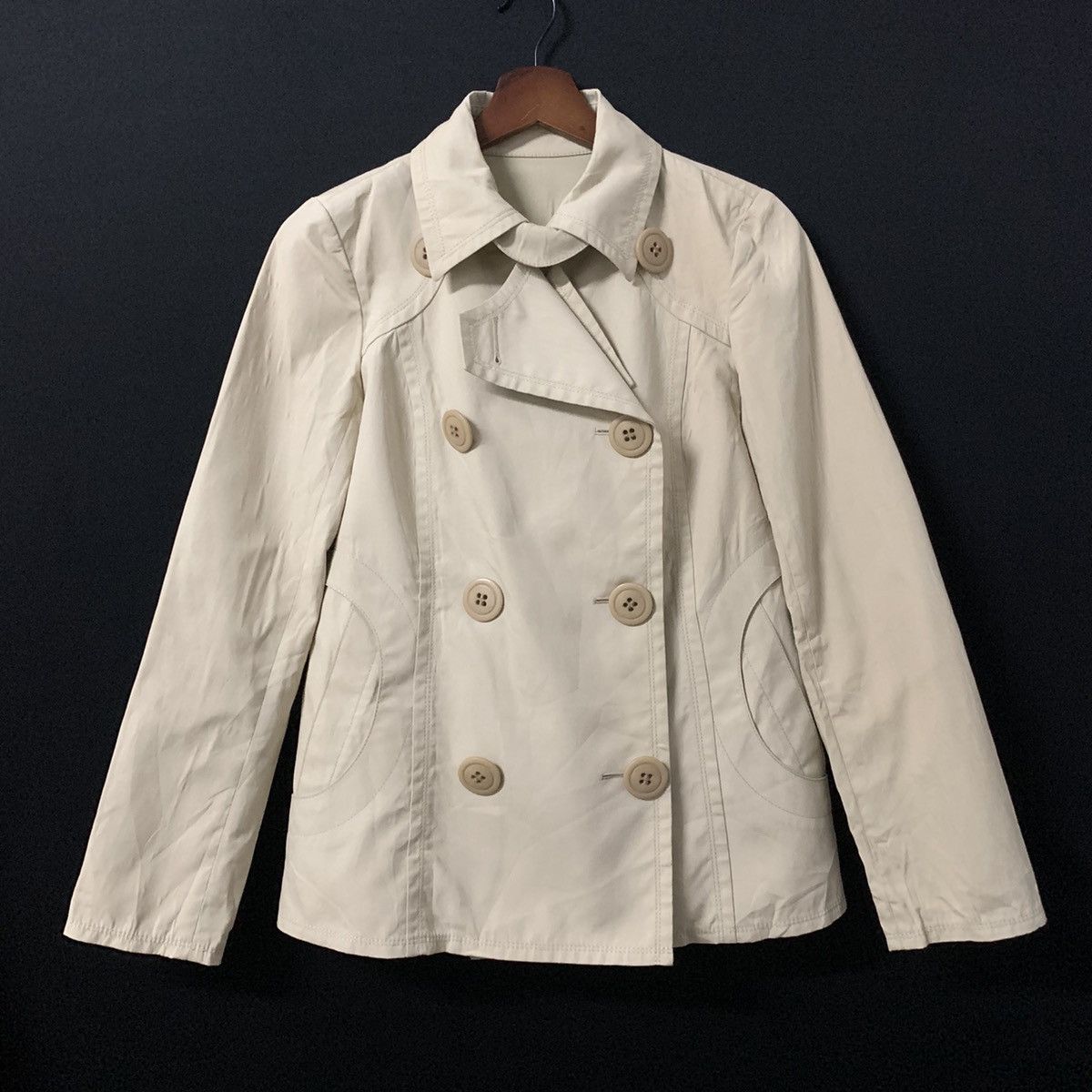 Burberry × Burberry Prorsum × Designer Vintage Burberry Blue Label London Peacoat Jacket Size US S / EU 44-46 / 1 - 2 Thumbnail