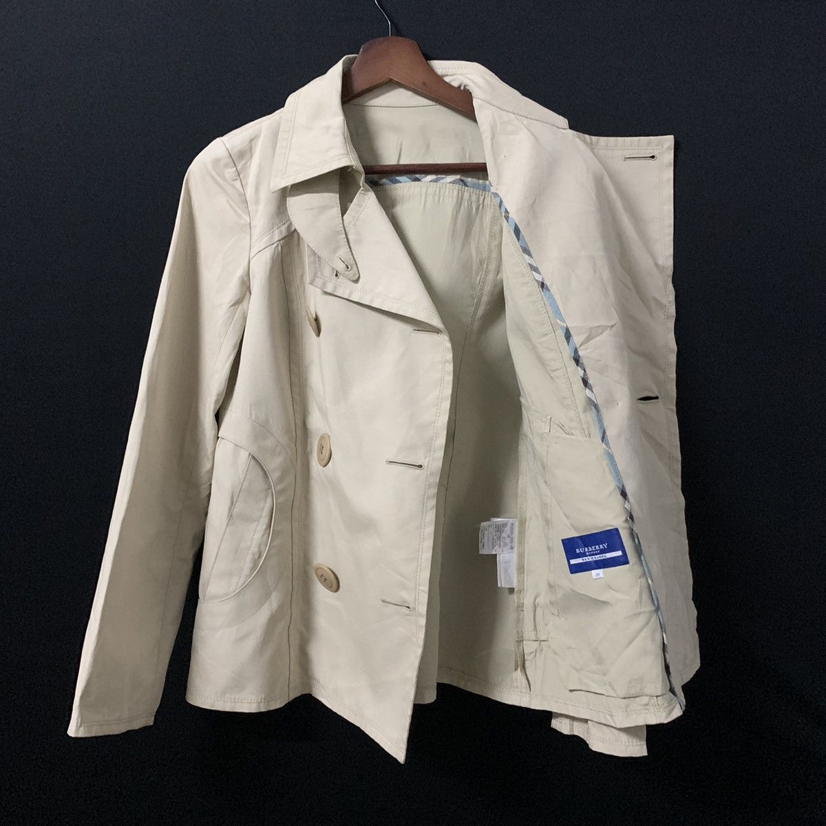 Vintage Burberry Blue Label London Peacoat Jacket