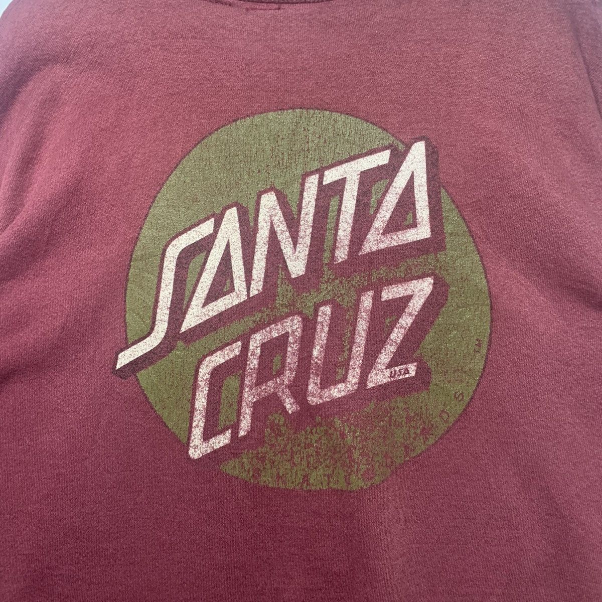 Santa Cruz Skateboards 💥DISTRESSED!! Santa Cruz Skate Gang Big Logo Back Crewneck Size US XL / EU 56 / 4 - 11 Thumbnail