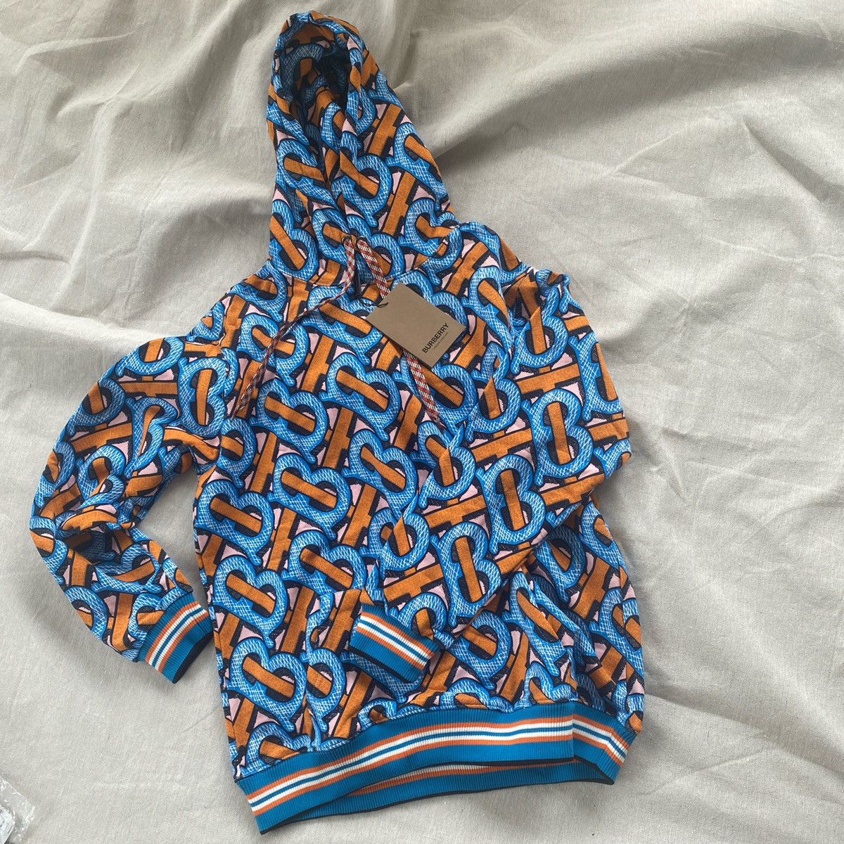 Burberry Burberry Monogram Print Cotton Hoodie | Grailed