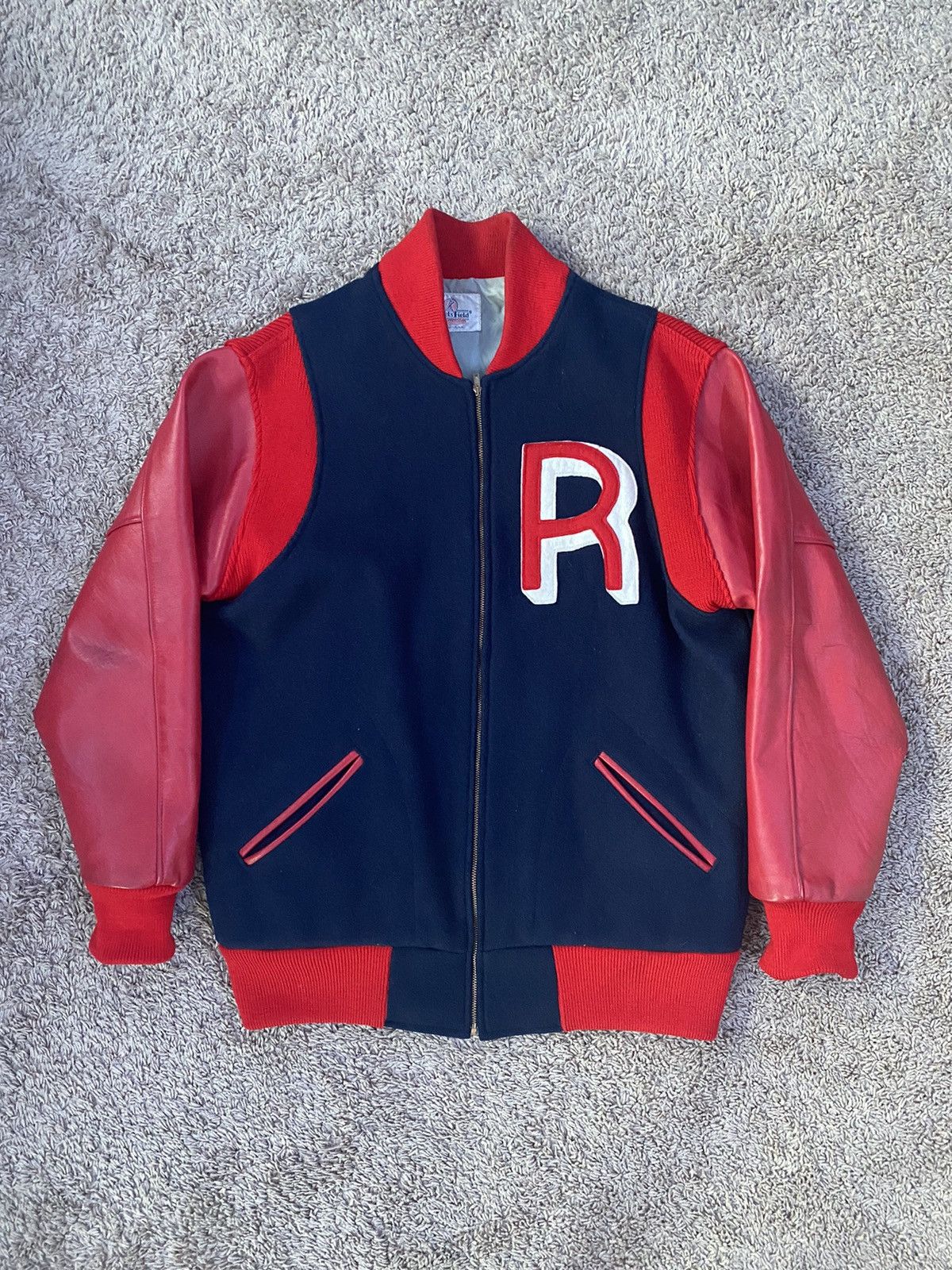Vintage Vintage 1950's "R" Ebbets Field Varsity Jacket Grailed