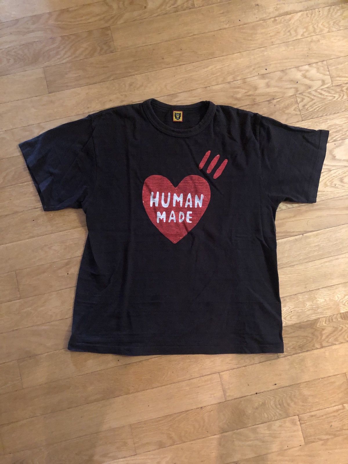 Human Made Human Made heart logo tee shirt | Grailed