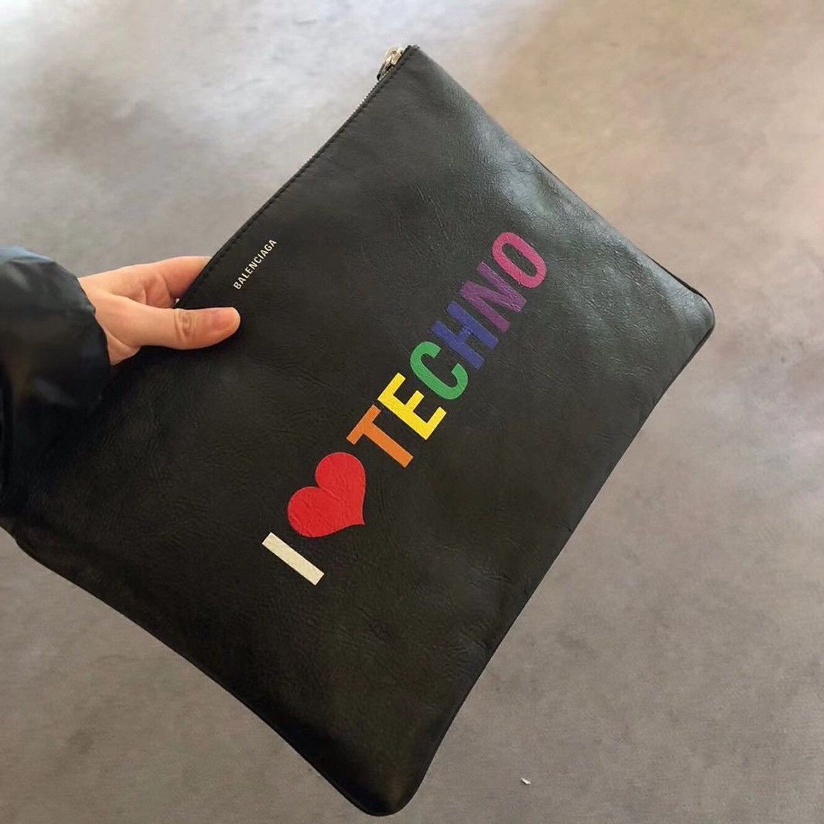 I love techno on sale bag