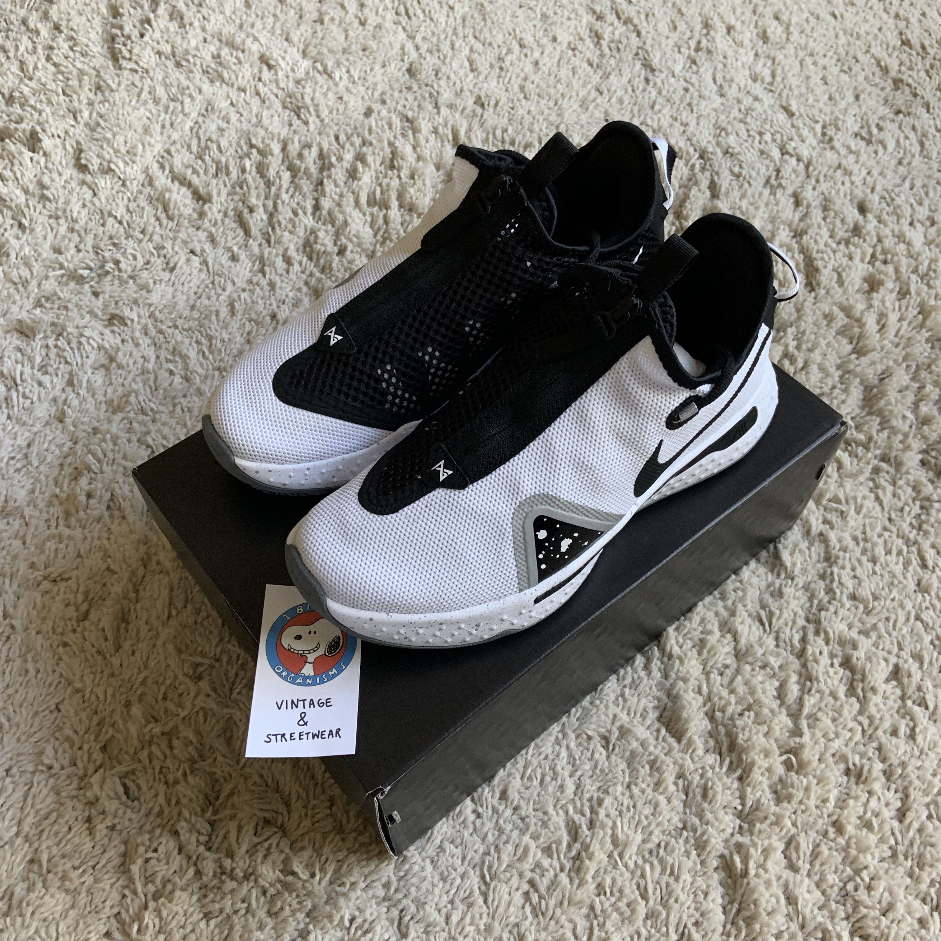 Nike Nike PG4 Paul George 4 Oreo Basketball NBA Men s Shoe 9.5 Grailed