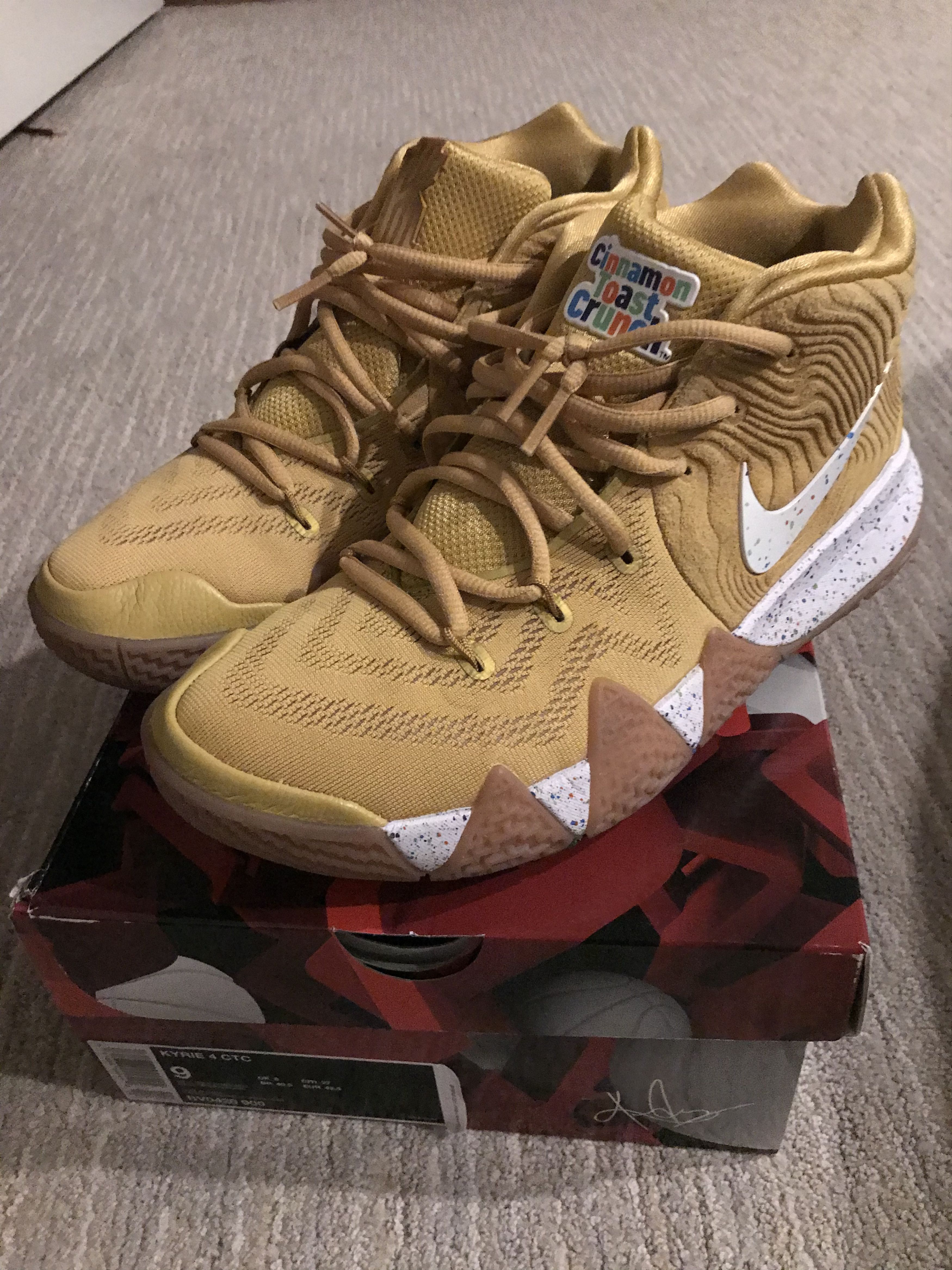 Cinnamon toast hot sale kyrie 4