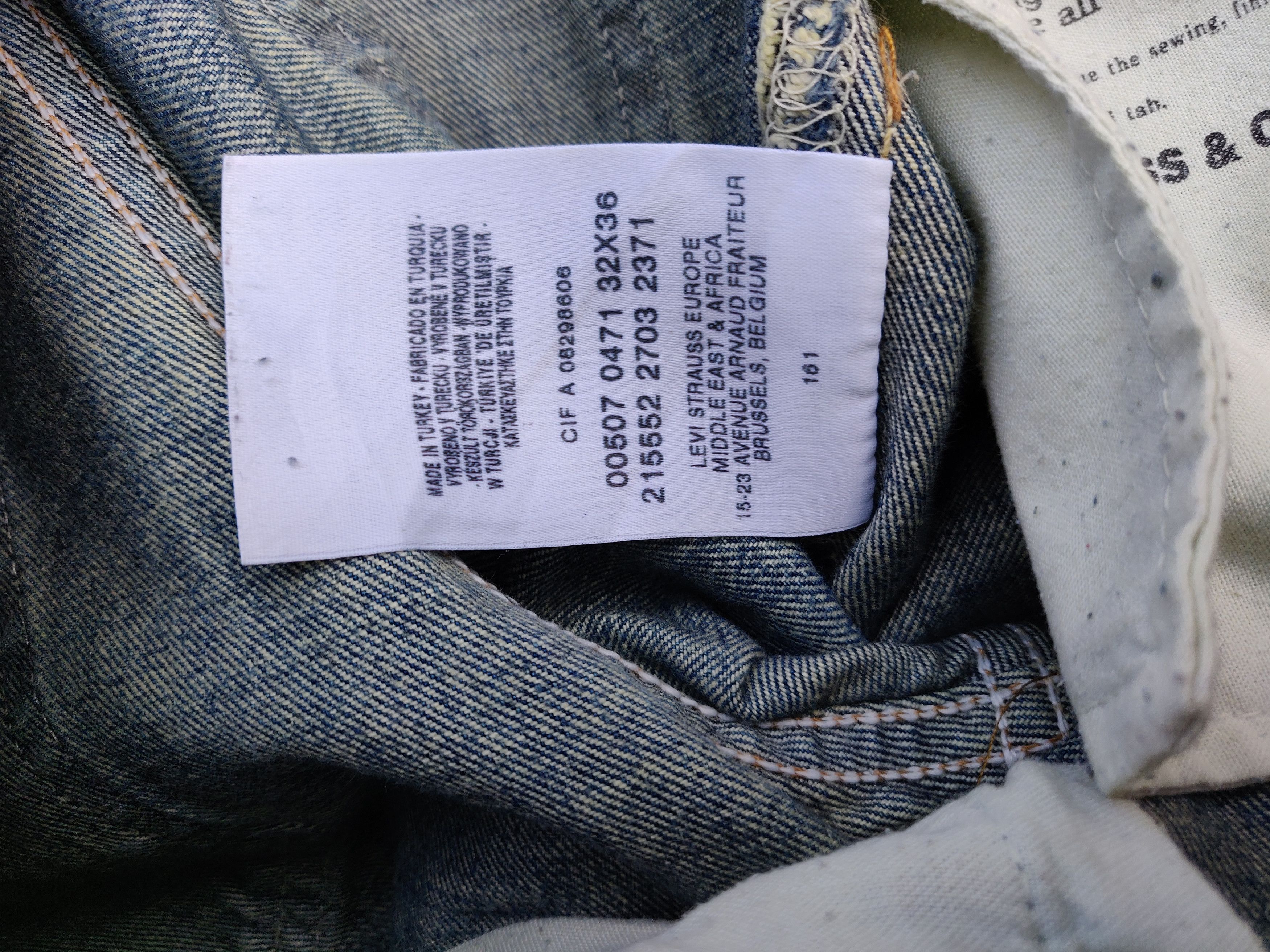 Levi's Vintage Levi's Strauss Lot 507 Denim Size US 34 / EU 50 - 20 Thumbnail