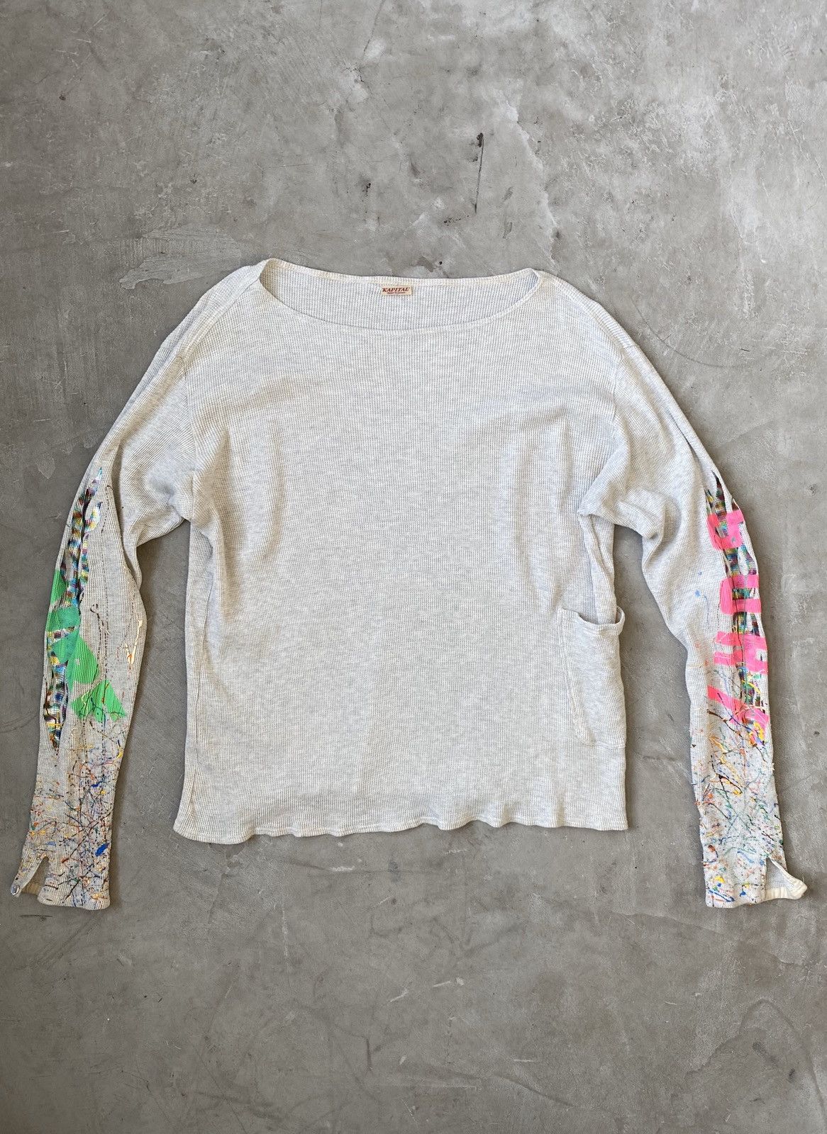 Kapital Kapital Splatter Painted Thermal Size US XL / EU 56 / 4 - 1 Thumbnail