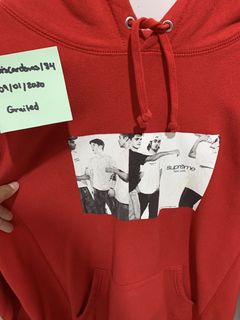 supreme classic ad hooded sweatshirt