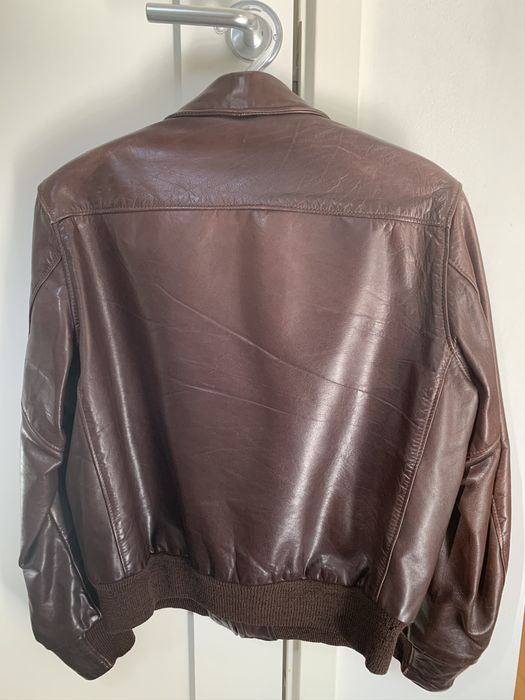 Golden Bear Vtg Golden Bear A2 leather jacket | Grailed