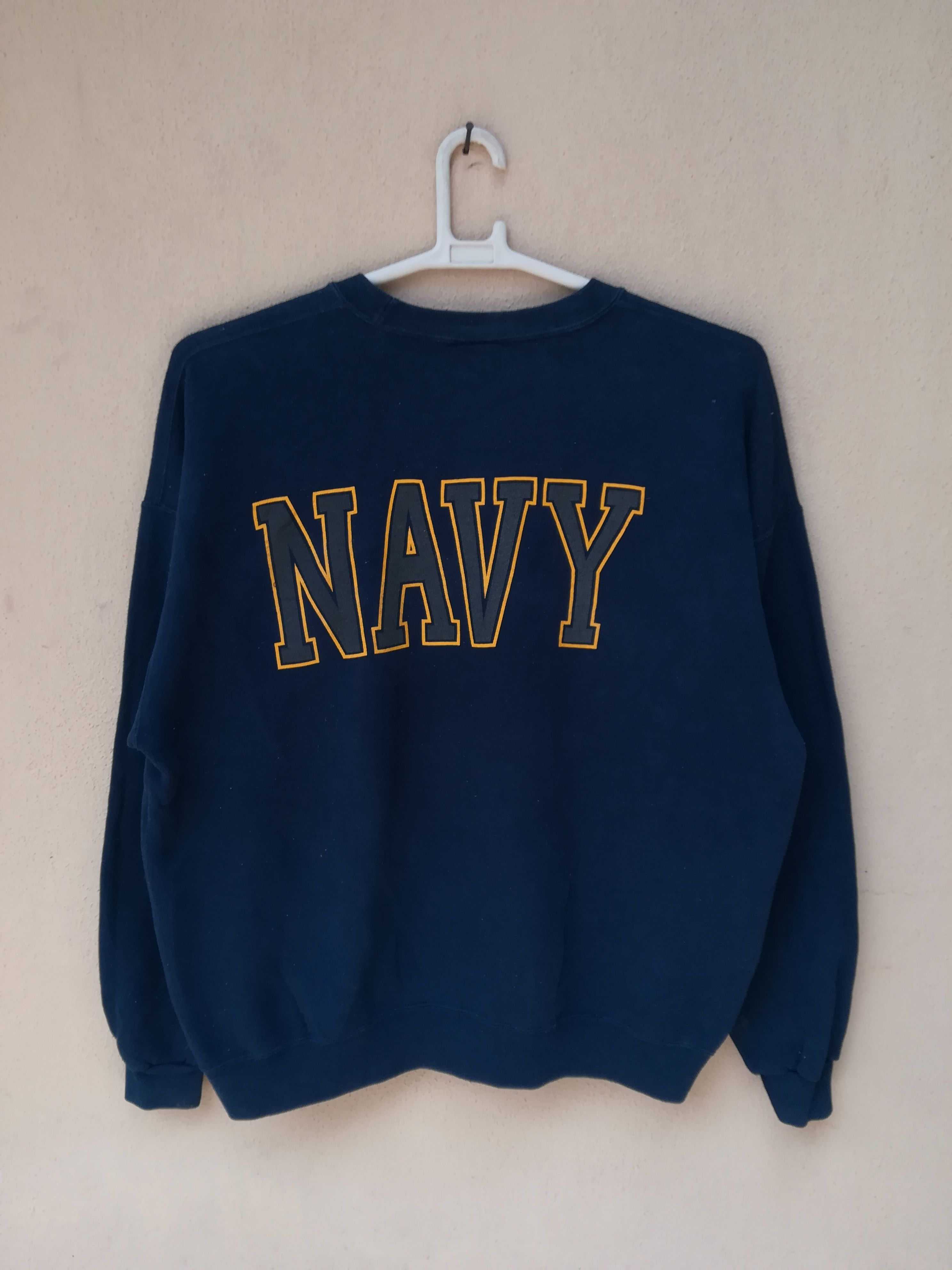 Vintage Vintage US NAVY Sweatshirt Size US XL / EU 56 / 4 - 3 Thumbnail