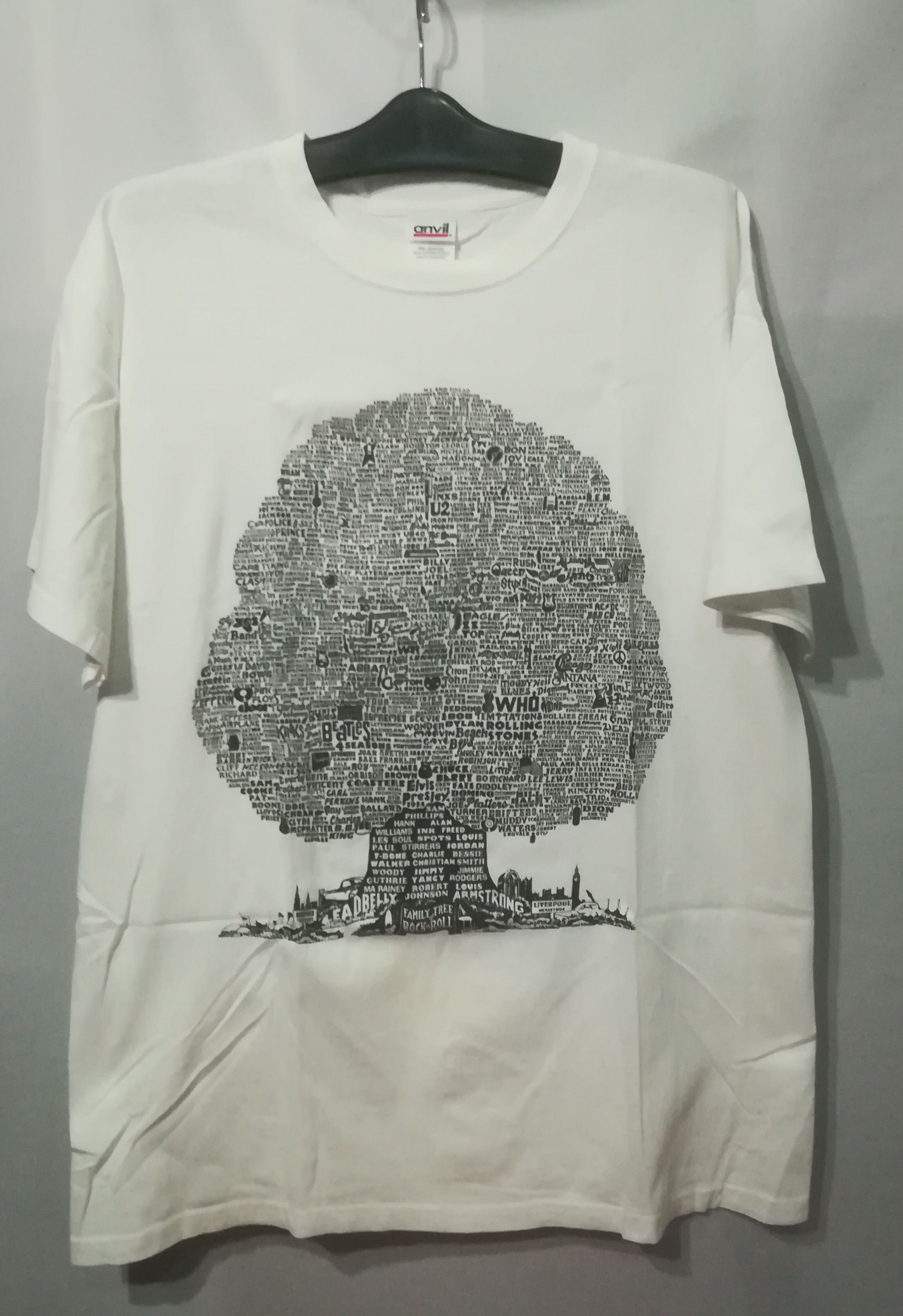 Band Tees × Vintage Vintage Rare Family Tree Of Rock n Roll