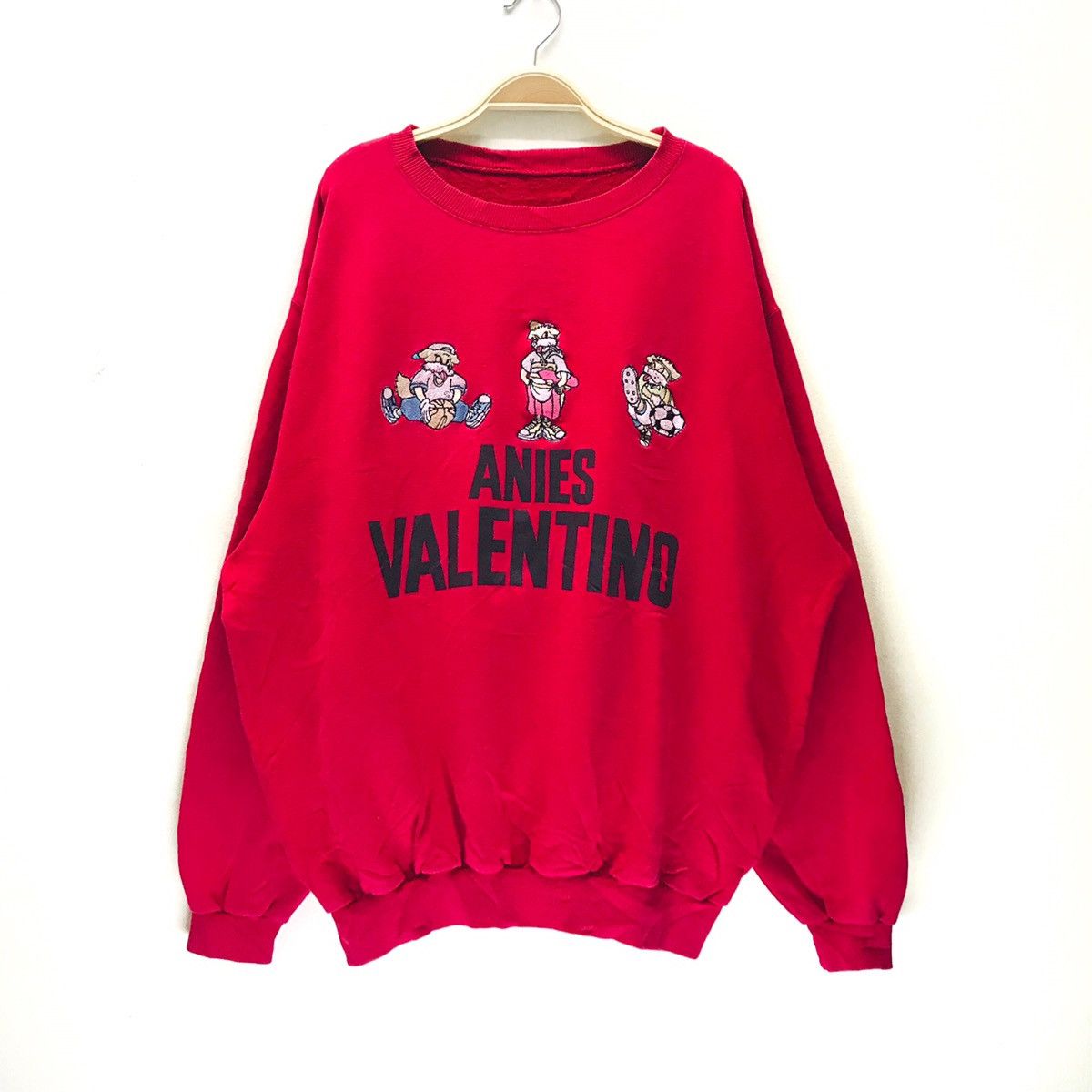 Vintage Vintage Anies valentino Sweatshirt Oversized Size US M / EU 48-50 / 2 - 1 Thumbnail