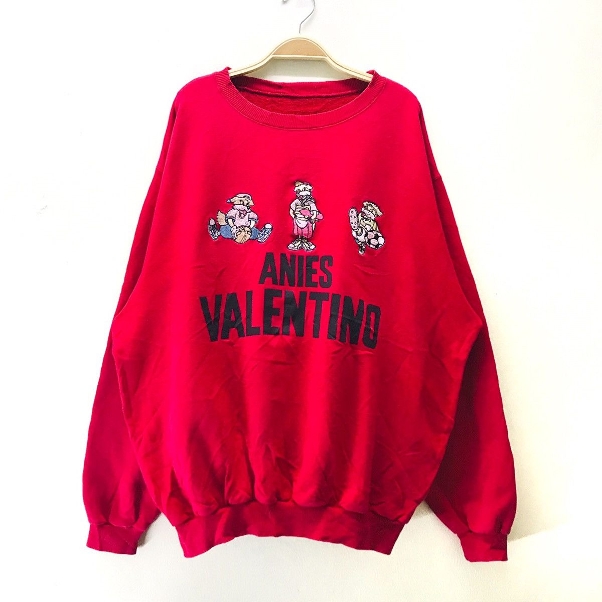 Vintage Vintage Anies valentino Sweatshirt Oversized Size US M / EU 48-50 / 2 - 2 Thumbnail