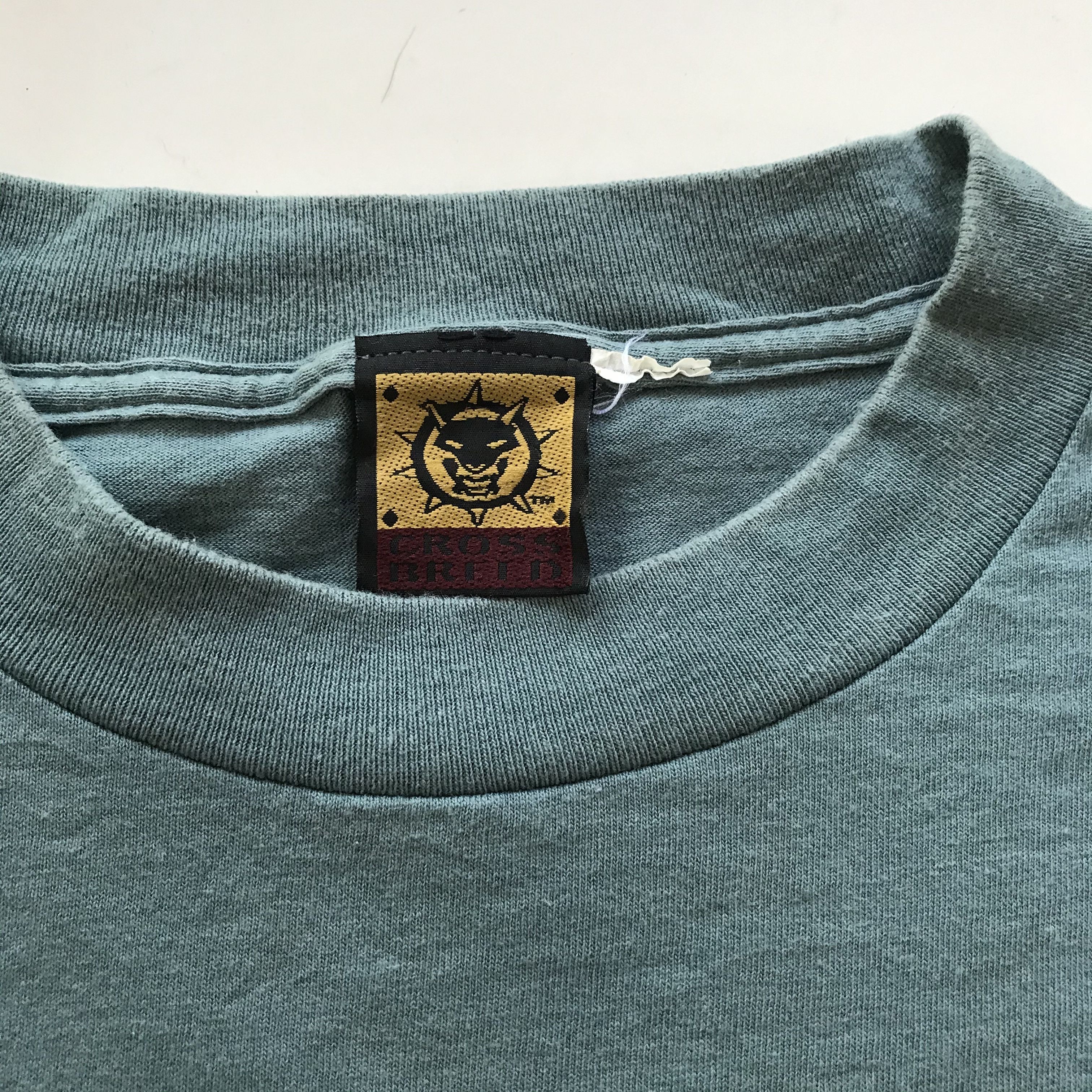 Vintage Vintage 90s Cross Breed graphic streetwear Tee XL Skateboard Size US XL / EU 56 / 4 - 3 Thumbnail