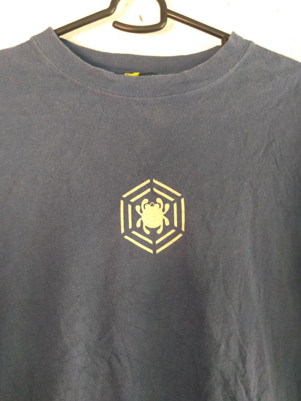 Rap Tees 🔥 90s SPYDERCO Sunfaded Digital Company TEE Size US L / EU 52-54 / 3 - 3 Thumbnail