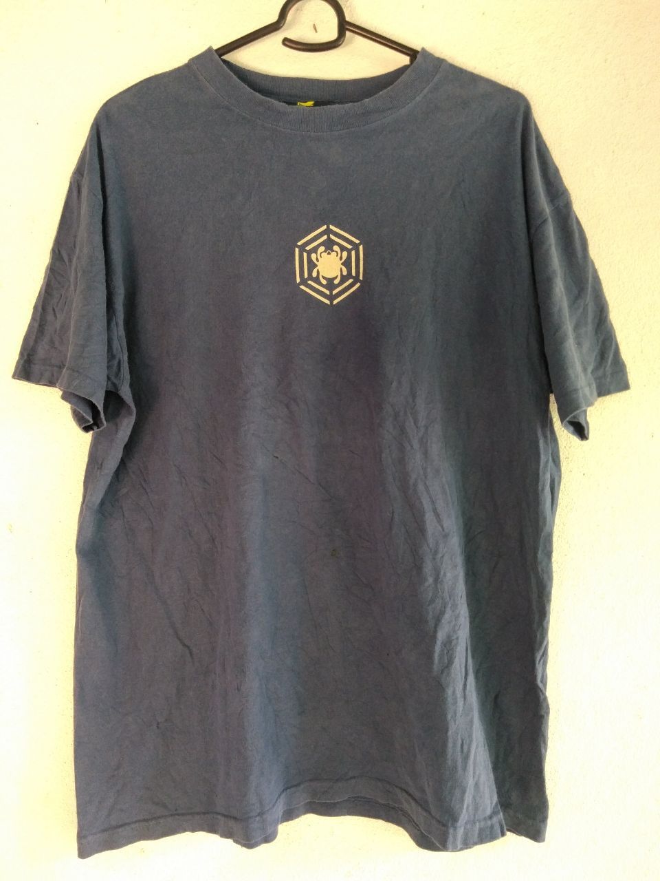 Rap Tees 🔥 90s SPYDERCO Sunfaded Digital Company TEE Size US L / EU 52-54 / 3 - 2 Thumbnail