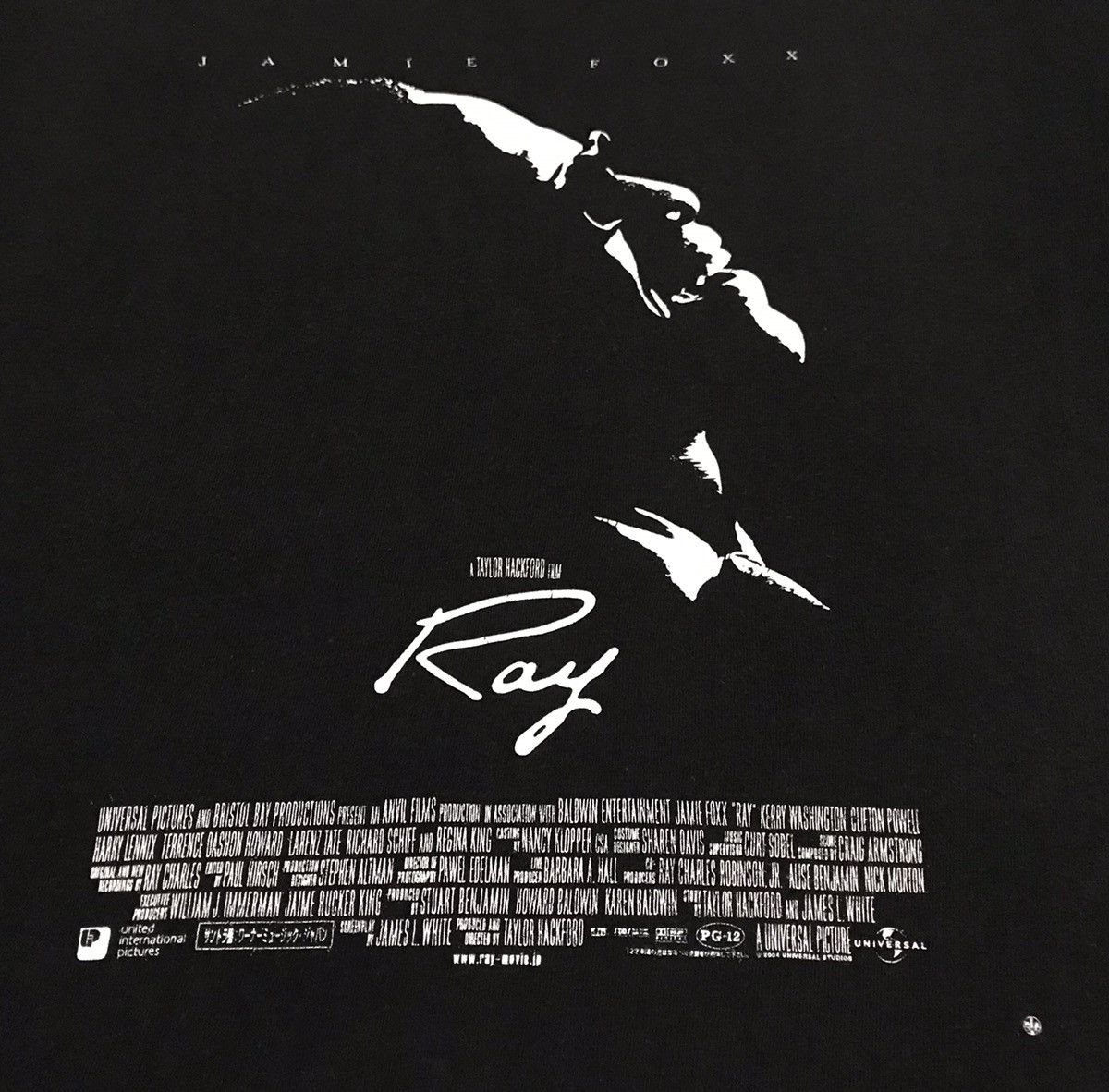 Vintage Vintage RAY Biographical Movie Tshirt Brother Ray Charles Size US L / EU 52-54 / 3 - 2 Thumbnail