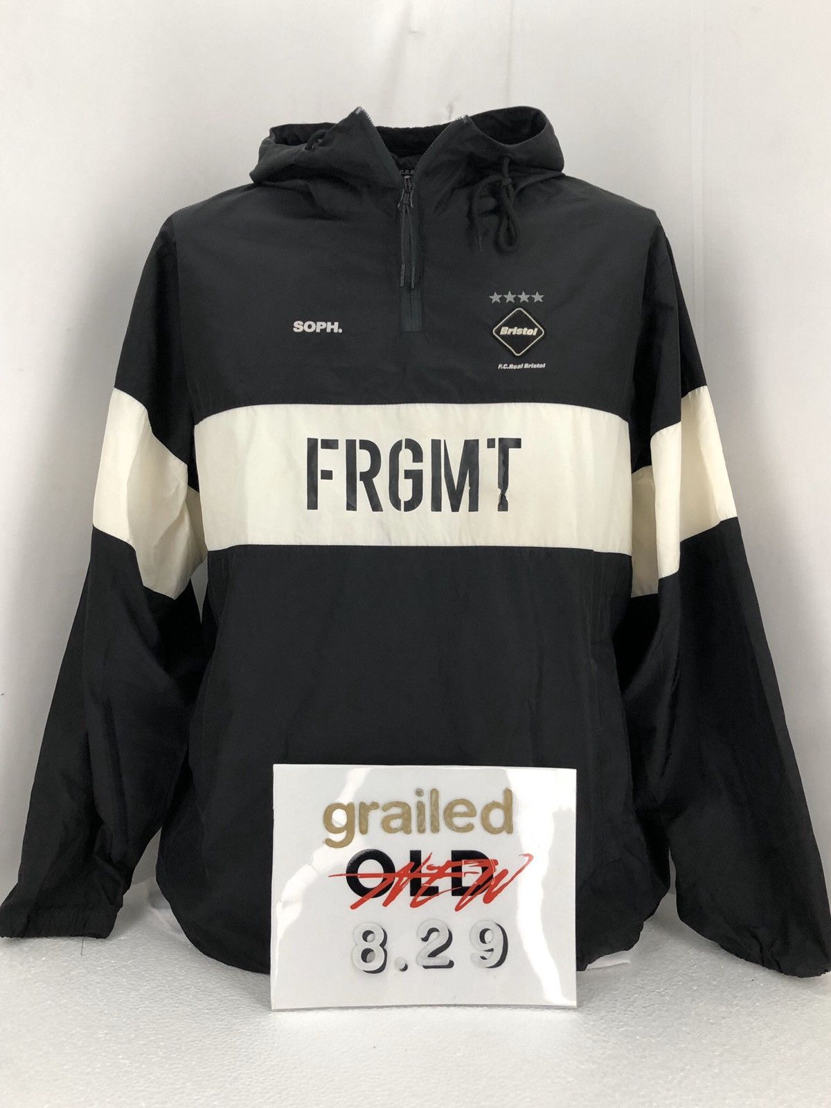 F.C.R.B × Fragment Design × Sophnet. FC Real Bristol Hooded Half-Zip Anorak  | Grailed