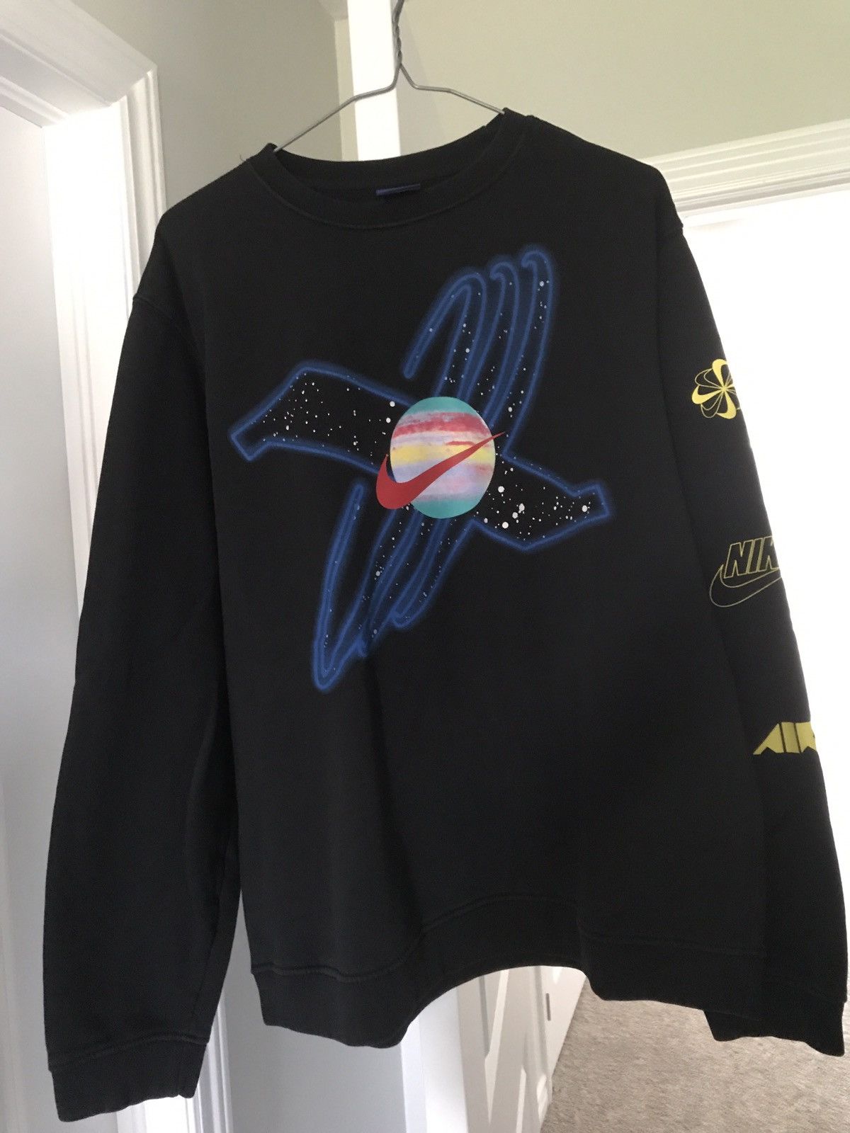 Nike LIMITED EDITION NIKE GALAXY GLOW IN THE DARK SWEATER Size US L / EU 52-54 / 3 - 1 Preview