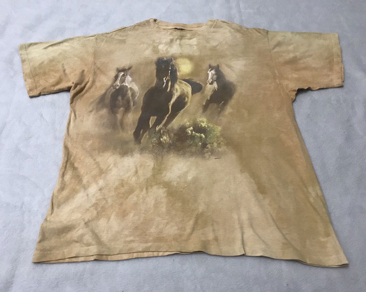 The Mountain × Vintage Vintage The Mountain 3D Background Nice Design Tshirt Size US XL / EU 56 / 4 - 2 Thumbnail