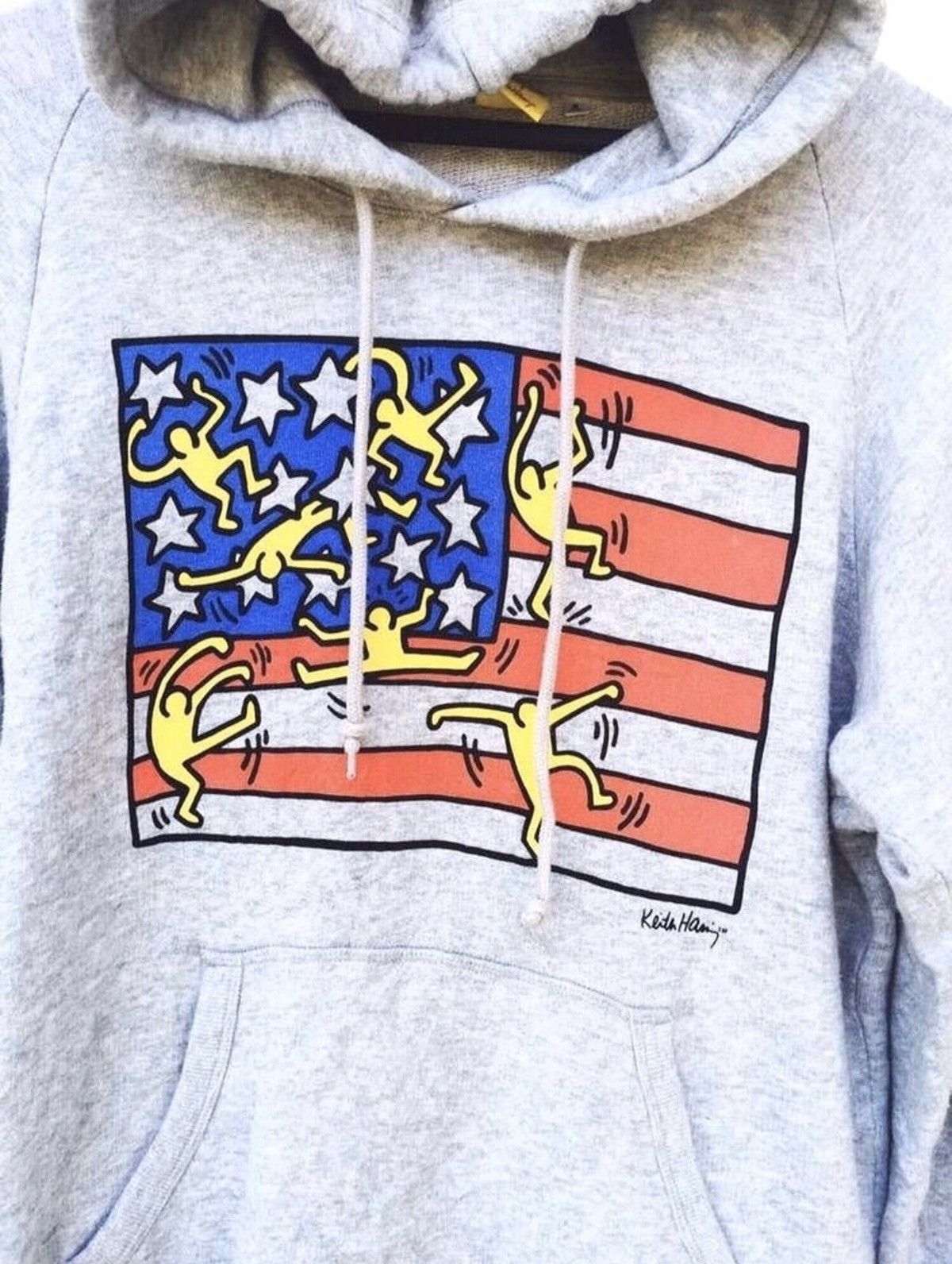 Keith Haring SPRZ NY Keith Haring hoodie with iconic big logo's Size US M / EU 48-50 / 2 - 2 Thumbnail