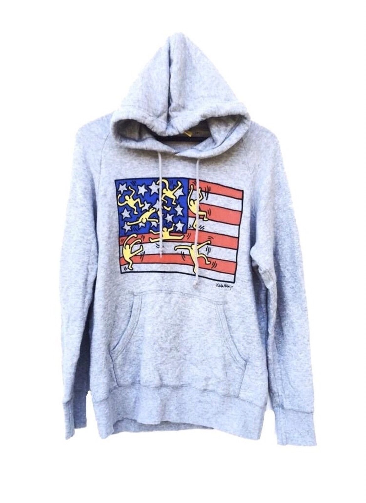 Keith Haring SPRZ NY Keith Haring hoodie with iconic big logo's Size US M / EU 48-50 / 2 - 1 Thumbnail