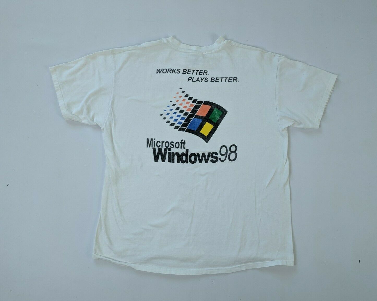 Microsoft Microsoft Windows 98 Vintage Hanes Logo Graphic T Shirt