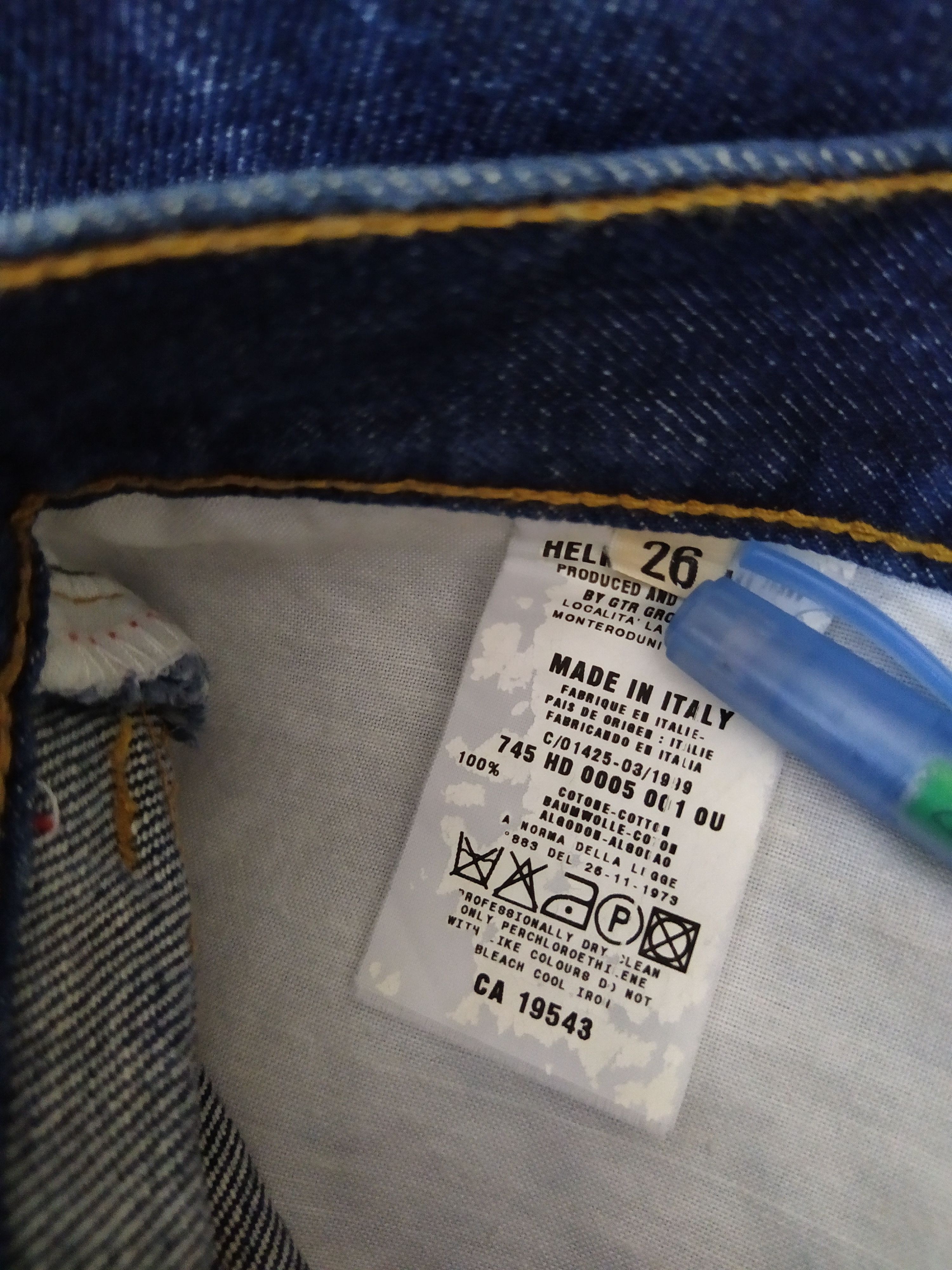 Helmut Lang 90s HELMUT LANG DENIM ITALY (B468) Size US 28 / EU 44 - 7 Thumbnail