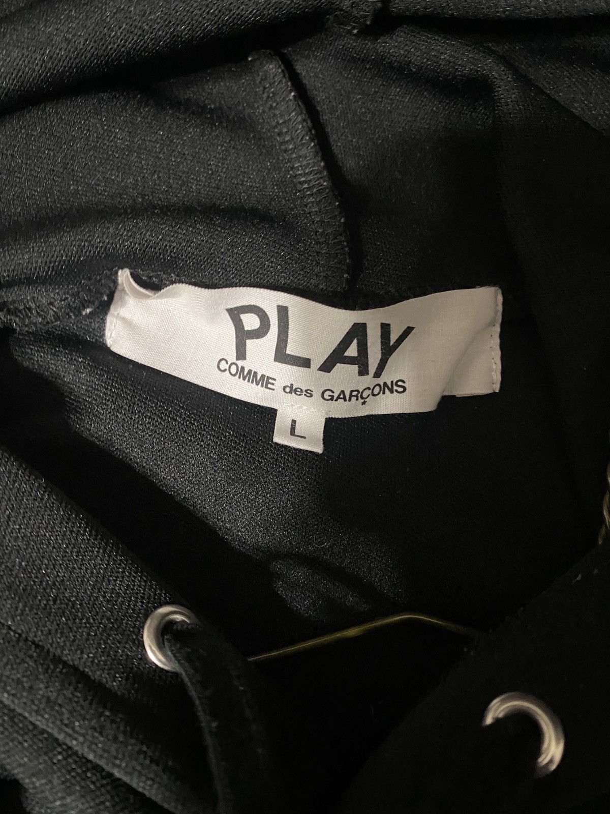 Comme des Garcons PLAY Pullover Hoodie Size US L / EU 52-54 / 3 - 2 Thumbnail