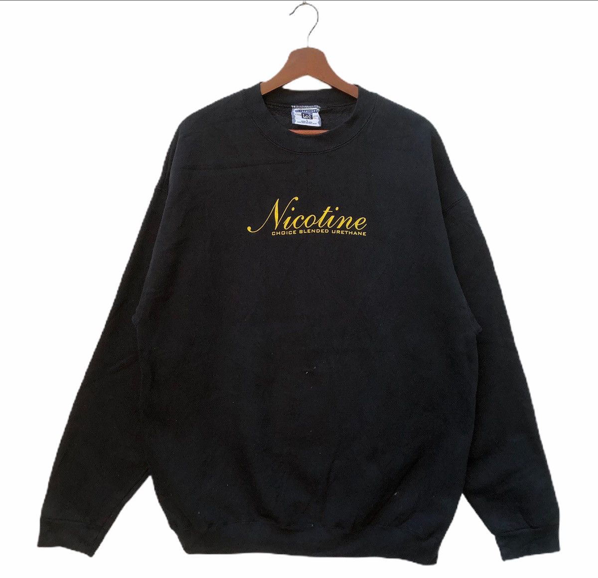 Designer × Vintage Vintage Nicotine Choice Blended Urethane Crewneck Size US L / EU 52-54 / 3 - 1 Thumbnail