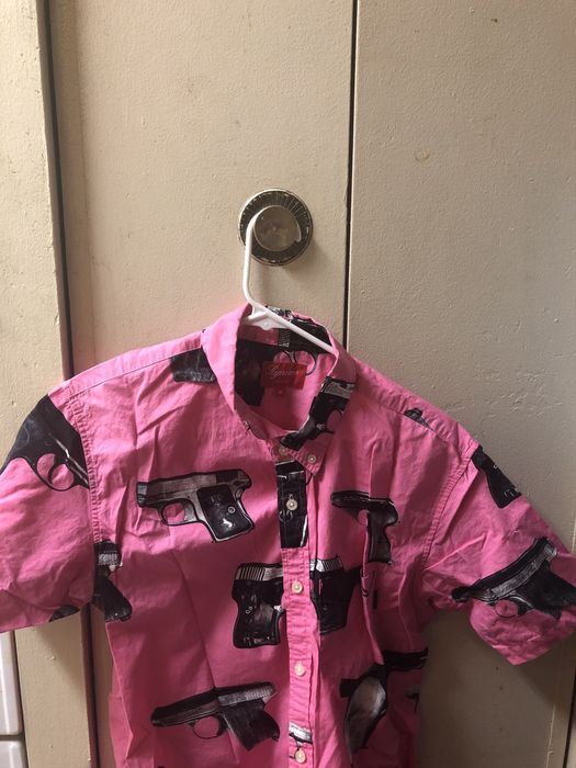 Supreme Guns Button Up Shirt