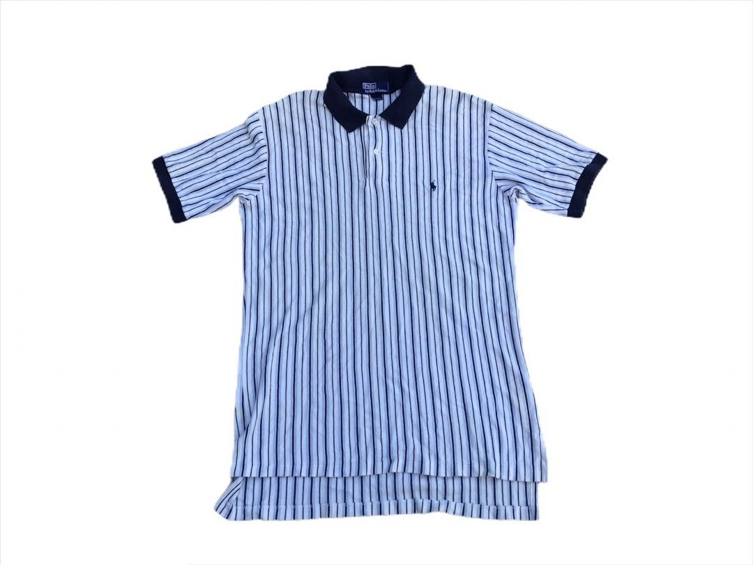 Polo Ralph Lauren × Vintage Vintage Polo Ralph Lauren Stripes Short Sleeve Shirt Size US L / EU 52-54 / 3 - 1 Thumbnail