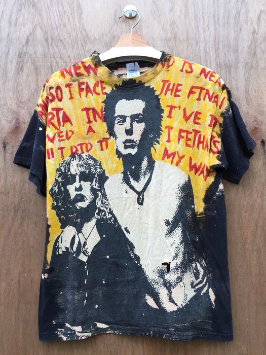 Custom Sid Vicious And Nancy Sex Pistols Acid Wash Custom Made Grailed