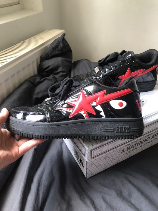 A Bathing Ape Bapesta Shark Black