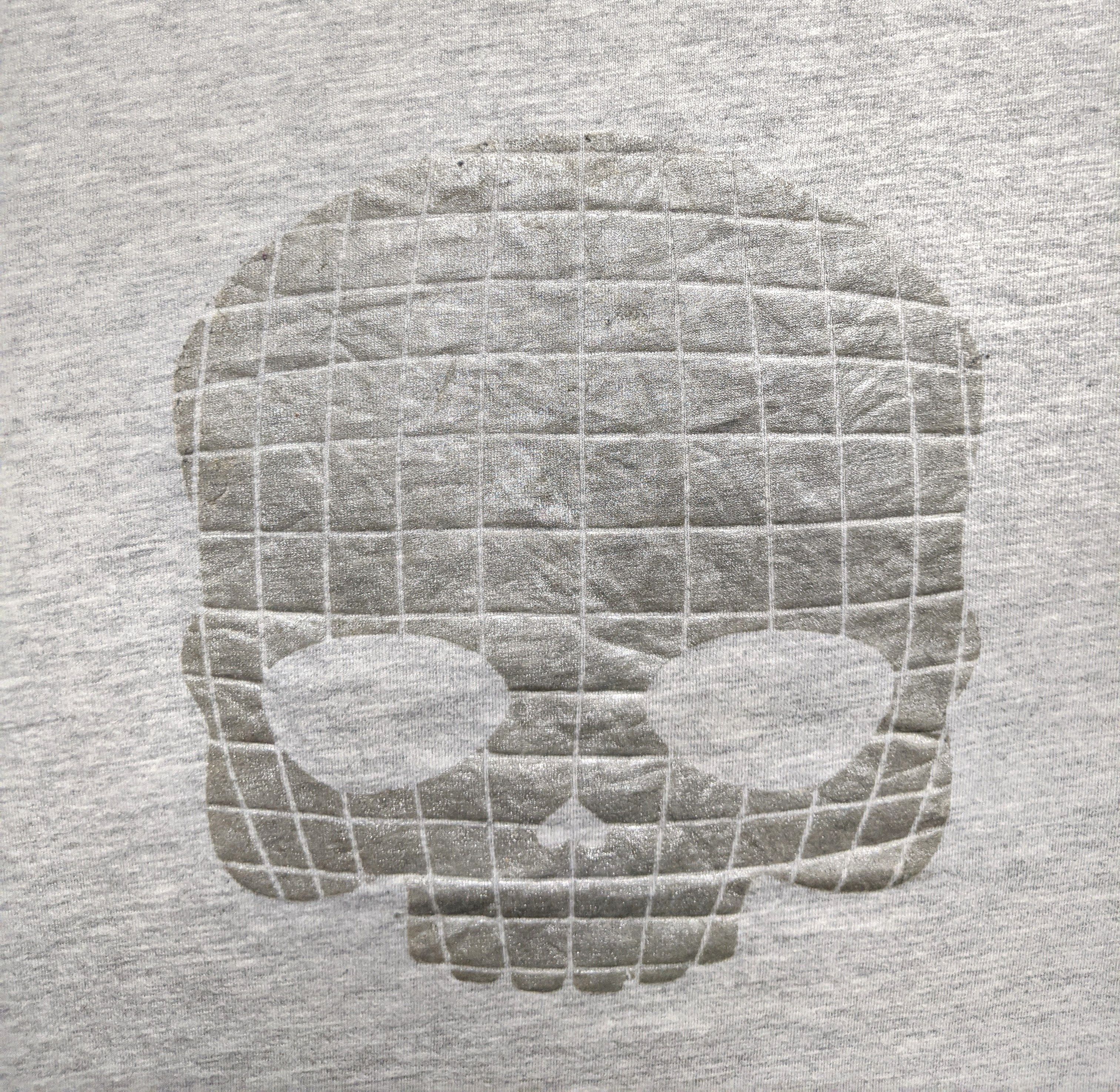 HYDROGEN × If Six Was Nine × Vintage Hydrogen Silver Skull Design T Shirt Size US S / EU 44-46 / 1 - 2 Thumbnail
