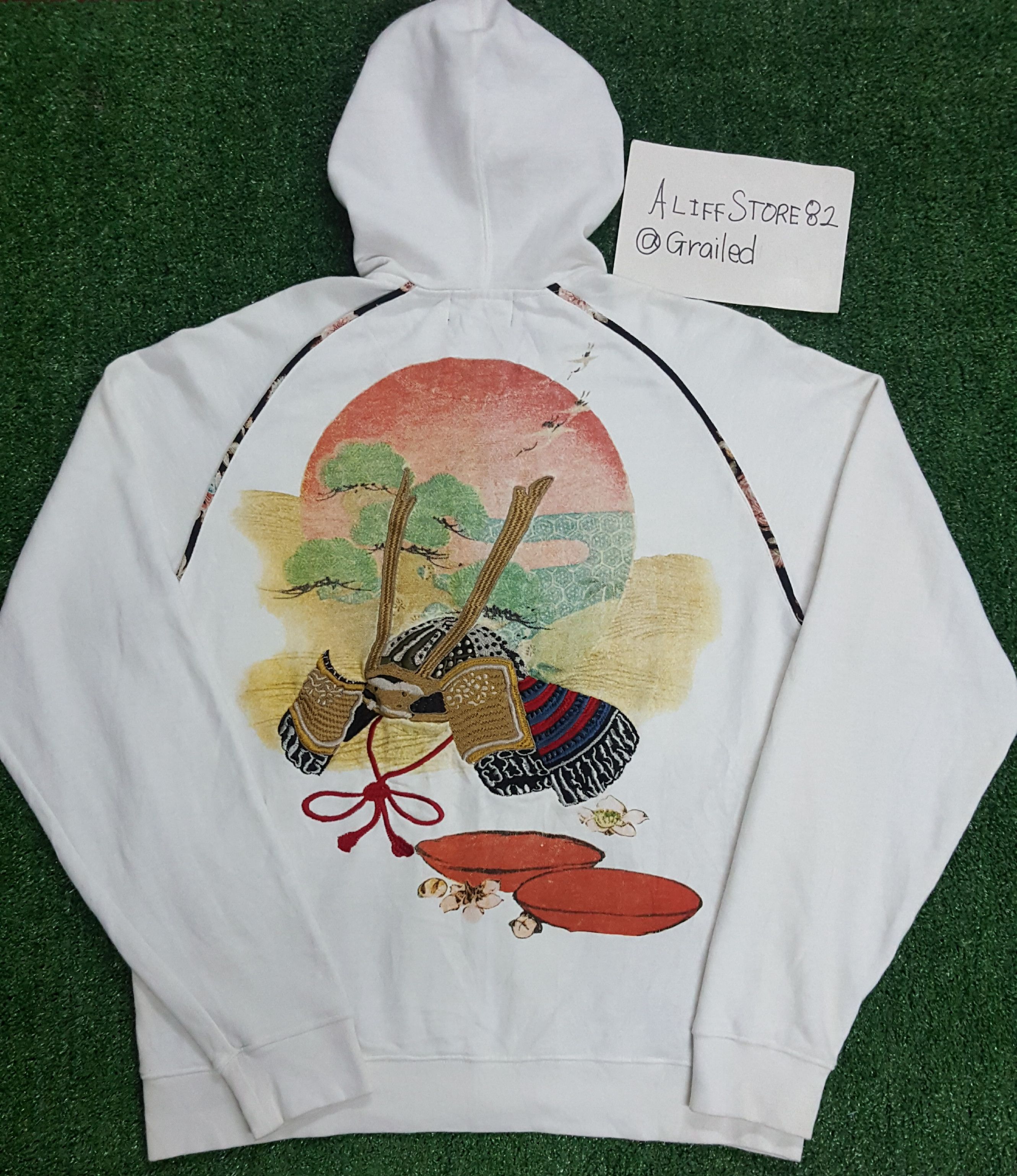 Japanese Brand 📍LastDrop📌NishikHoodieEmbroiderySamuraiHelmet Size US L / EU 52-54 / 3 - 1 Thumbnail