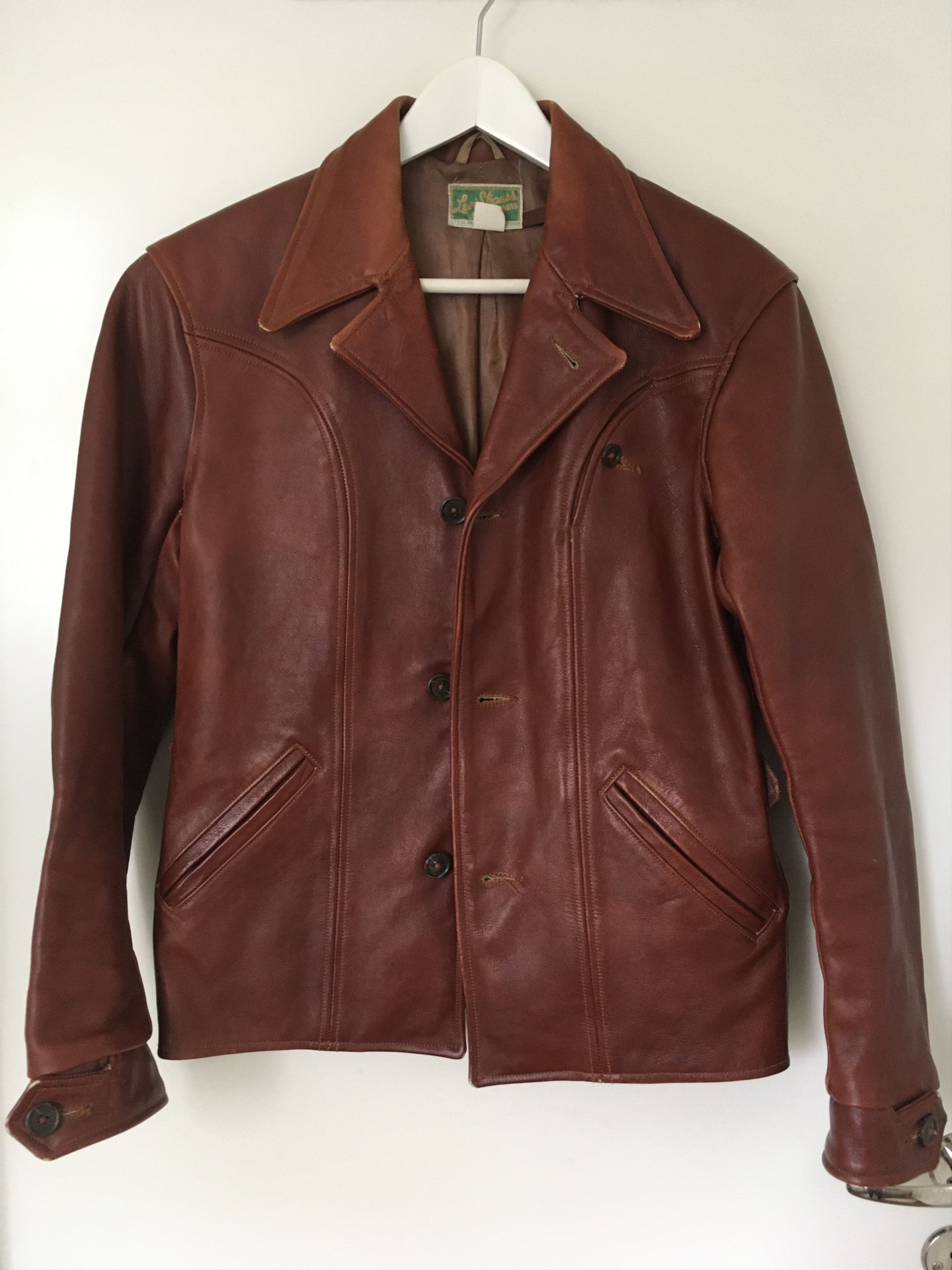 Levi's Levis LVC ride the wild leather jacket 60s 70s rrl red wing