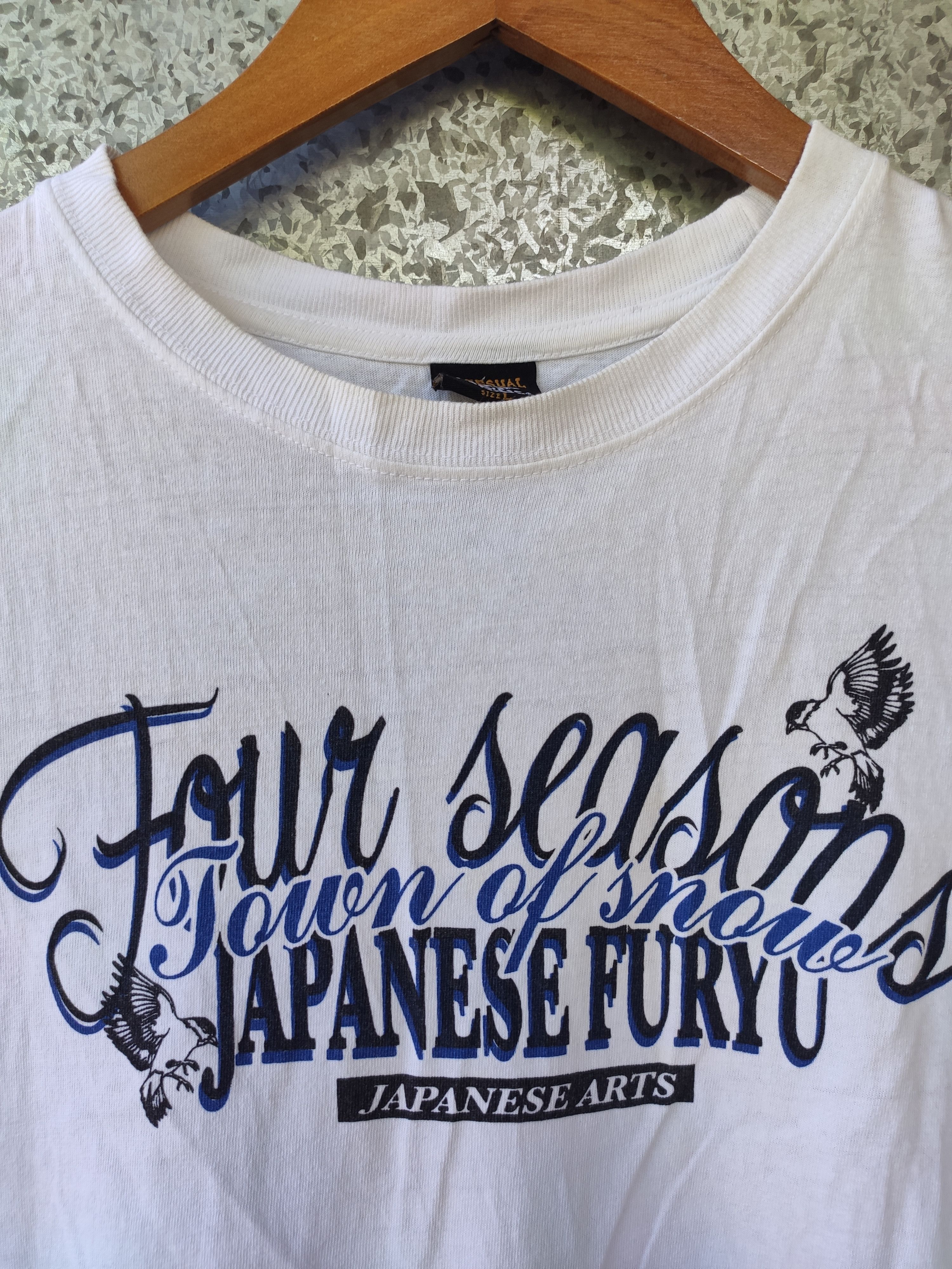 Japanese Brand 🔥Four Seasons Tour of Snow Japanese Art t shirt geisha ppfm Size US M / EU 48-50 / 2 - 5 Thumbnail