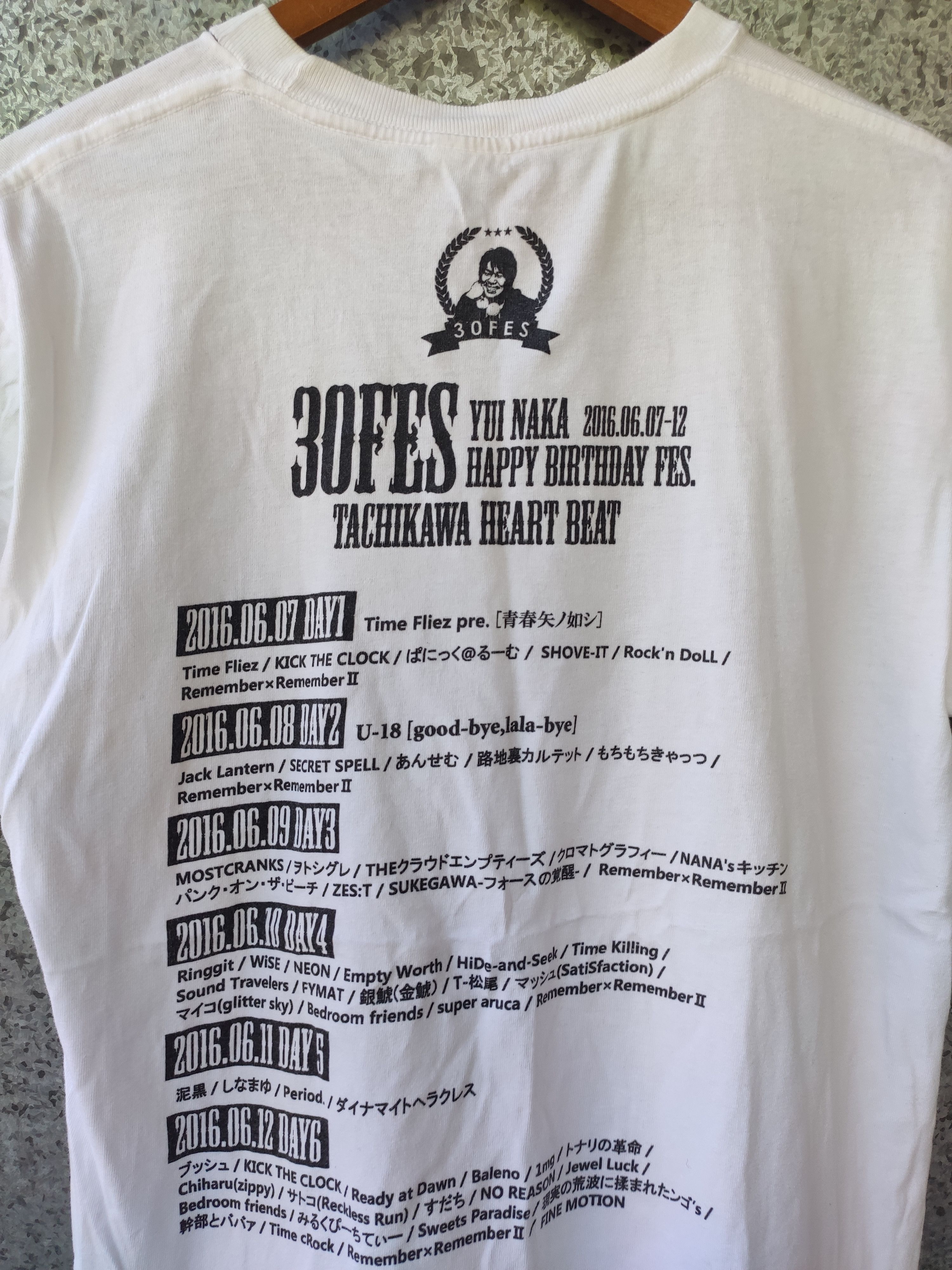 Band Tees 🔥 30 Fes Yunaka Tachikawa Heart Beat t shirt Japanese Band Size US M / EU 48-50 / 2 - 4 Thumbnail