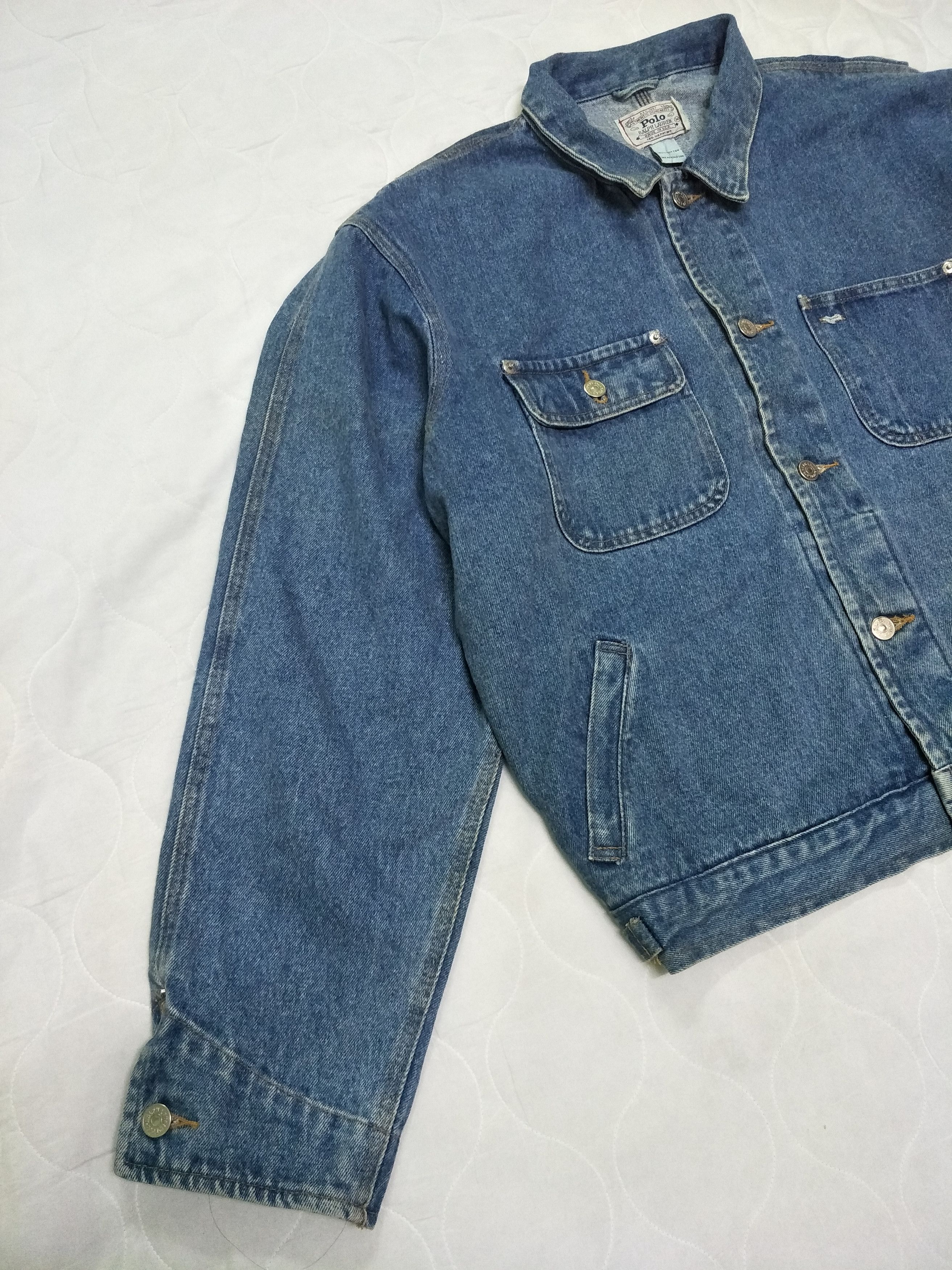 Polo Ralph Lauren Archived Polo Ralph Lauren Cropped Denim Usa Size US M / EU 48-50 / 2 - 5 Thumbnail