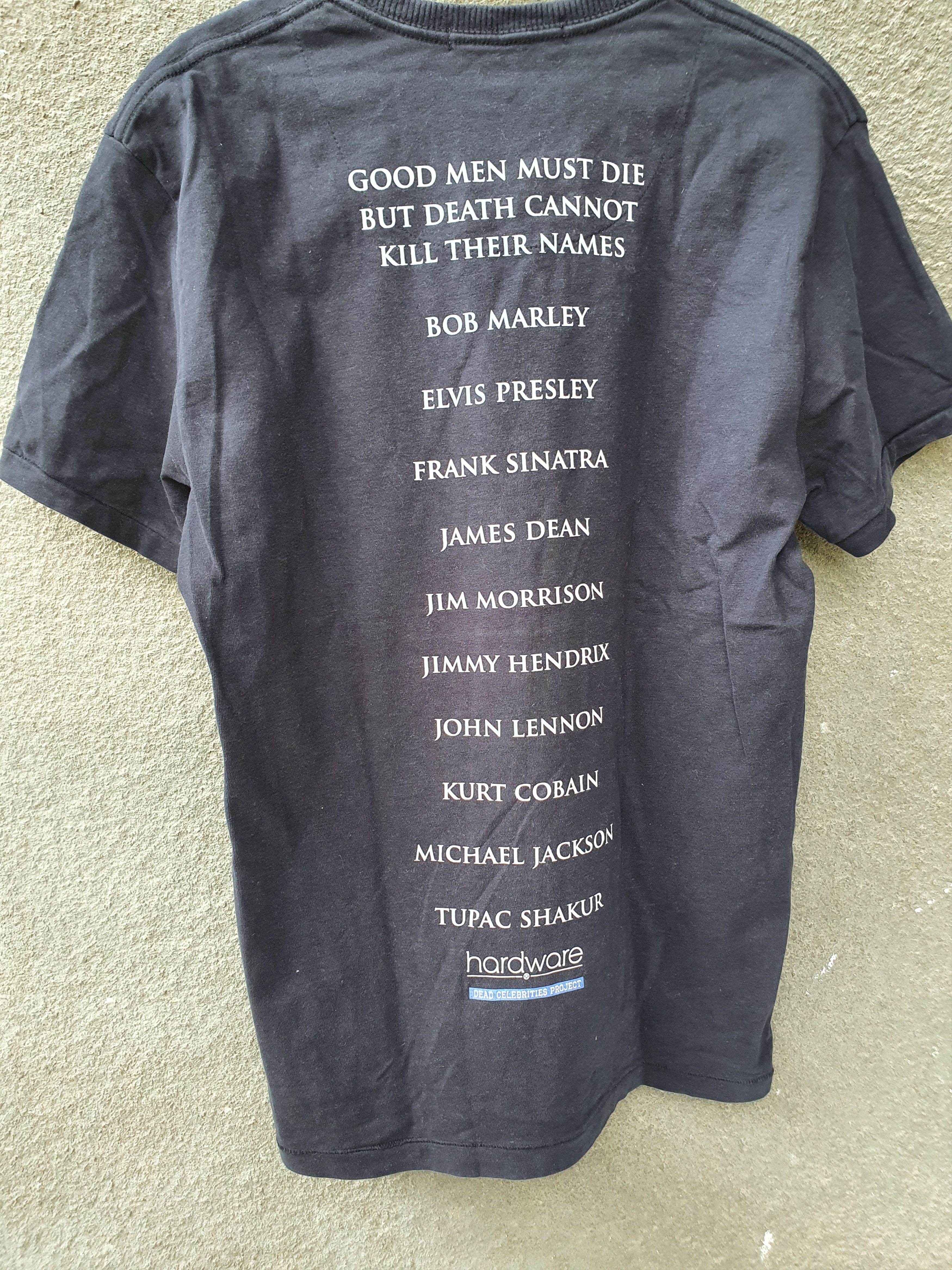 Band Tees Hardware Dead Celebrities Project BOB MARLEY t-shirt,sz L Size US L / EU 52-54 / 3 - 8 Thumbnail