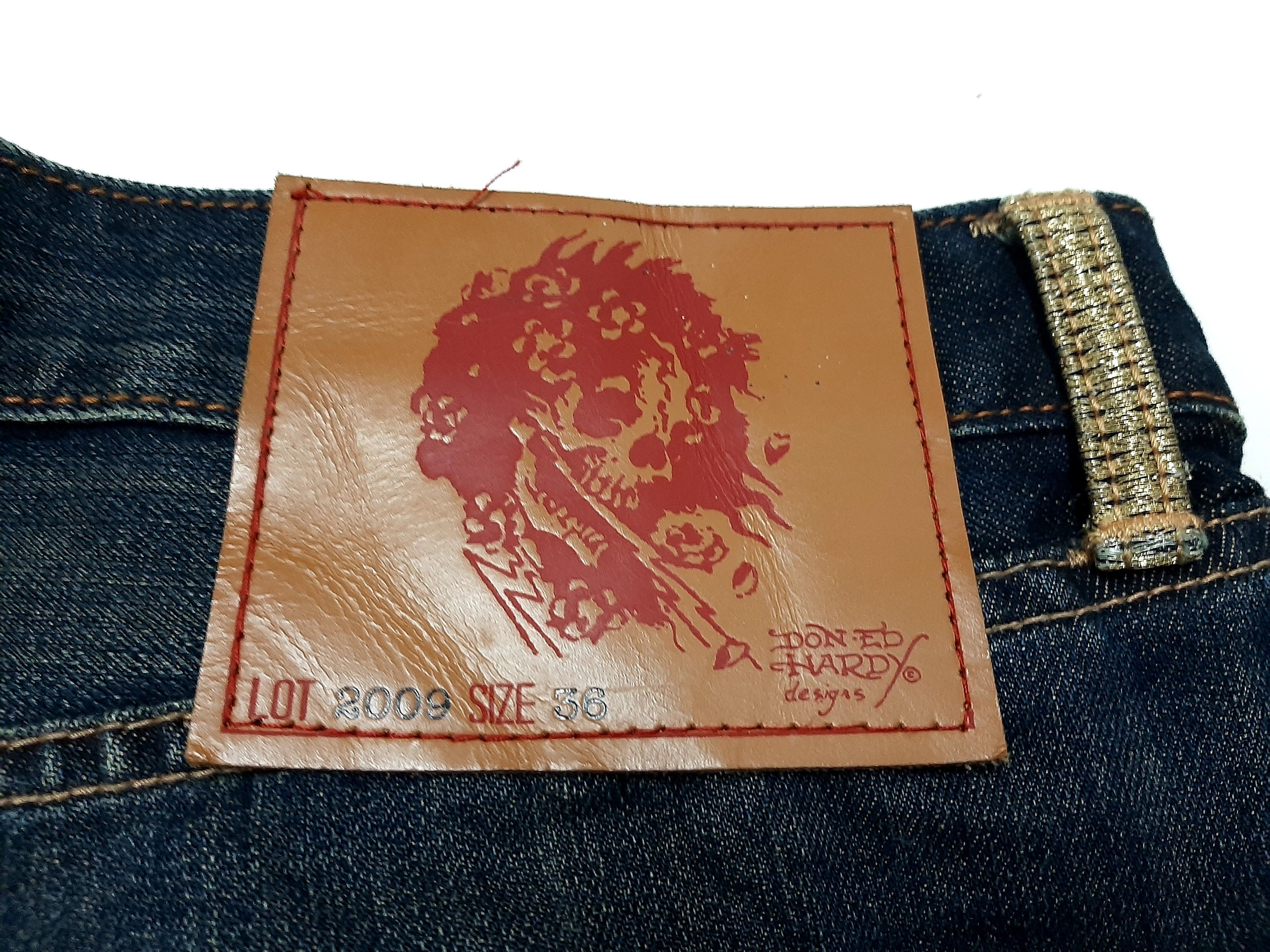 Ed Hardy FINAL DROP - rare vintage ed hardy jeans Size US 36 / EU 52 - 6 Thumbnail