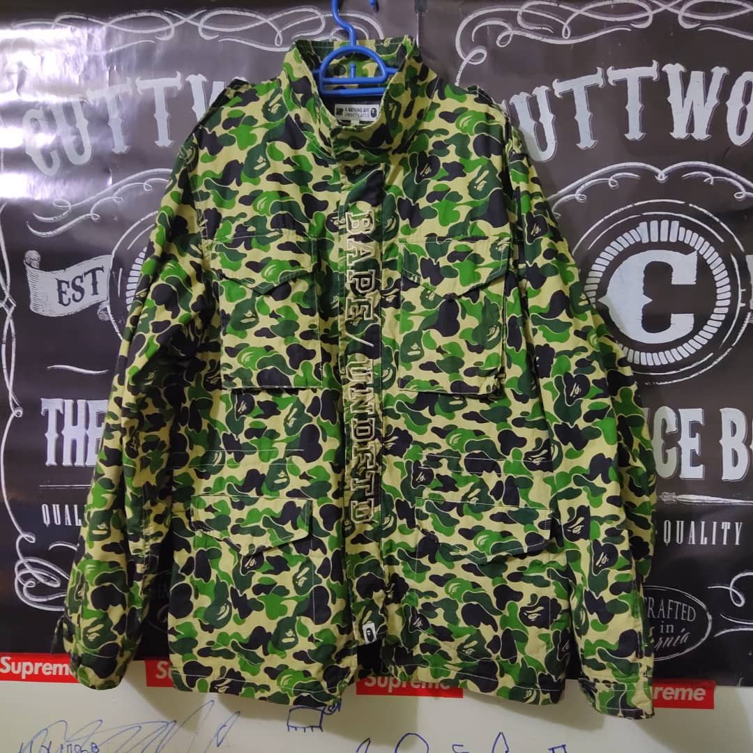 APE BAPE KAWS UNDEFEATED M-65 ジャケット CAMO - www