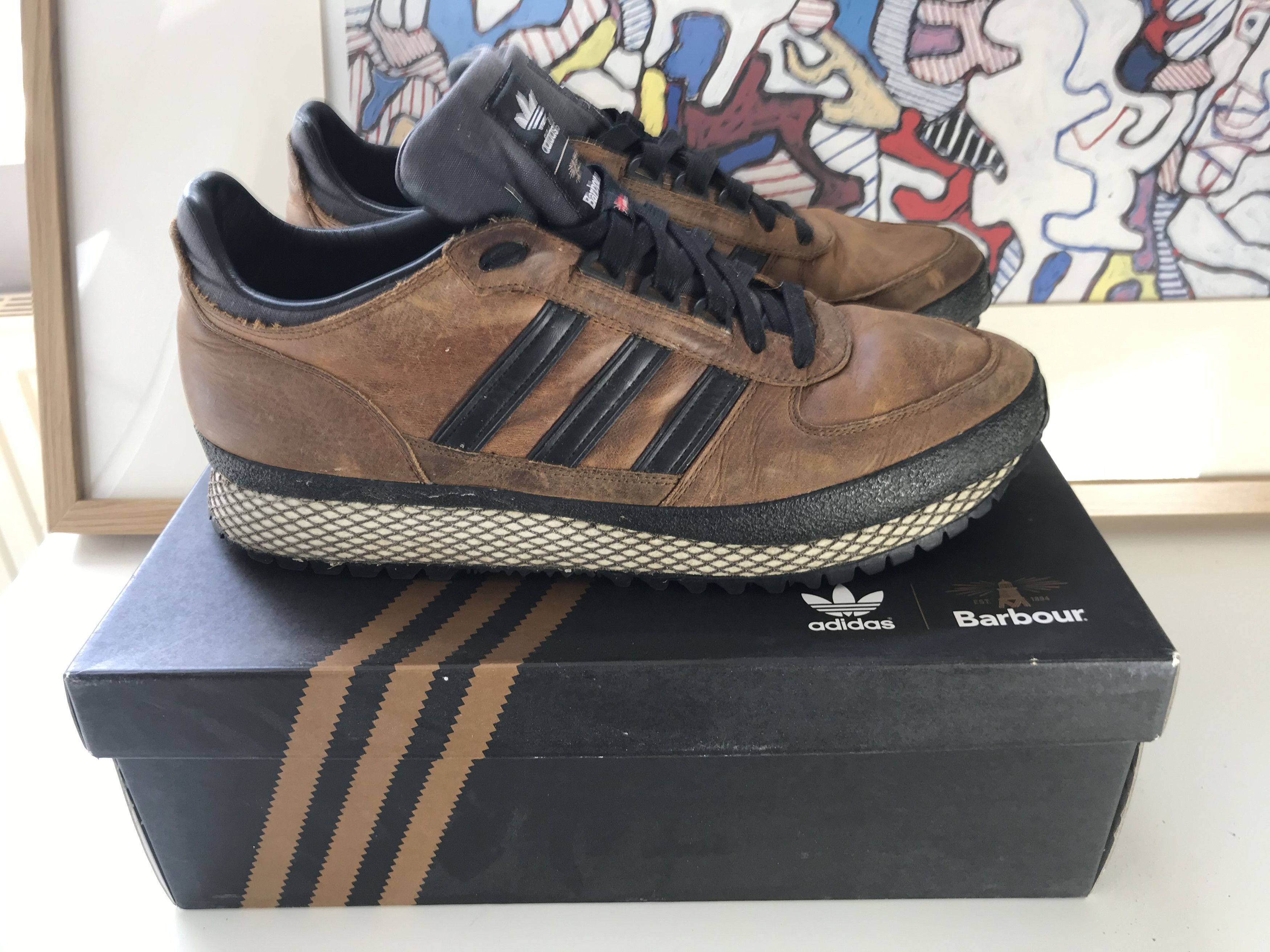 Adidas Barbour Adidas x Barbour TS Runner US 12 Grailed