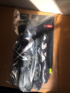 Supreme+X+Nike+Vapor+Jet+4.0+Football+Gloves+Size+Large+Black+Fw18+Fw18a15  for sale online